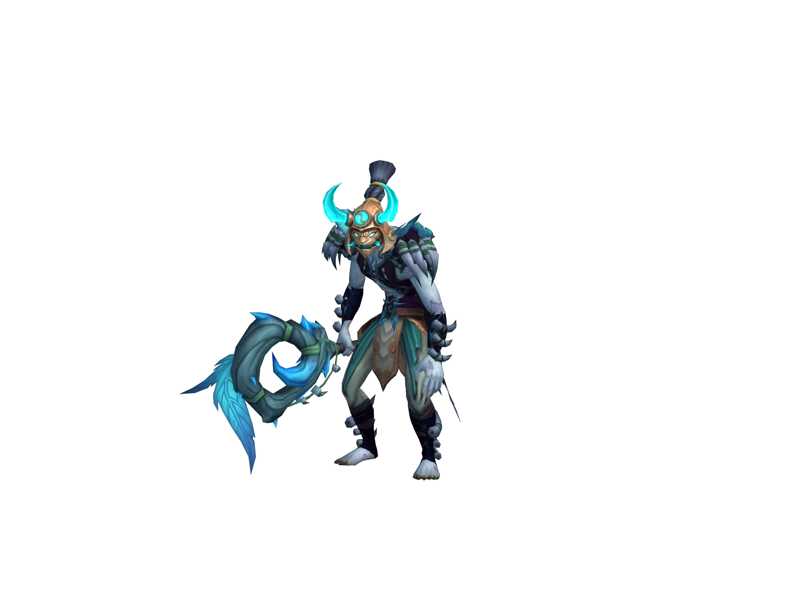 Mistin 3D character render