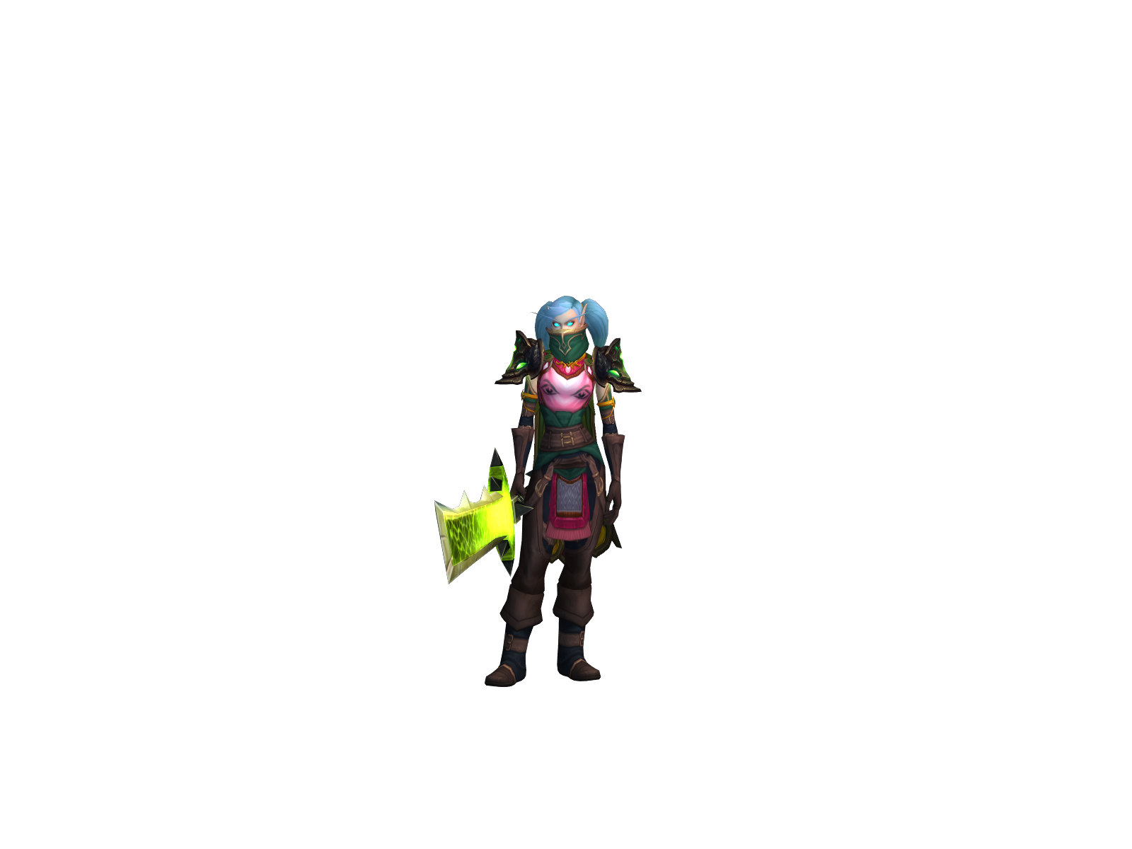 Mikimiku 3D character render