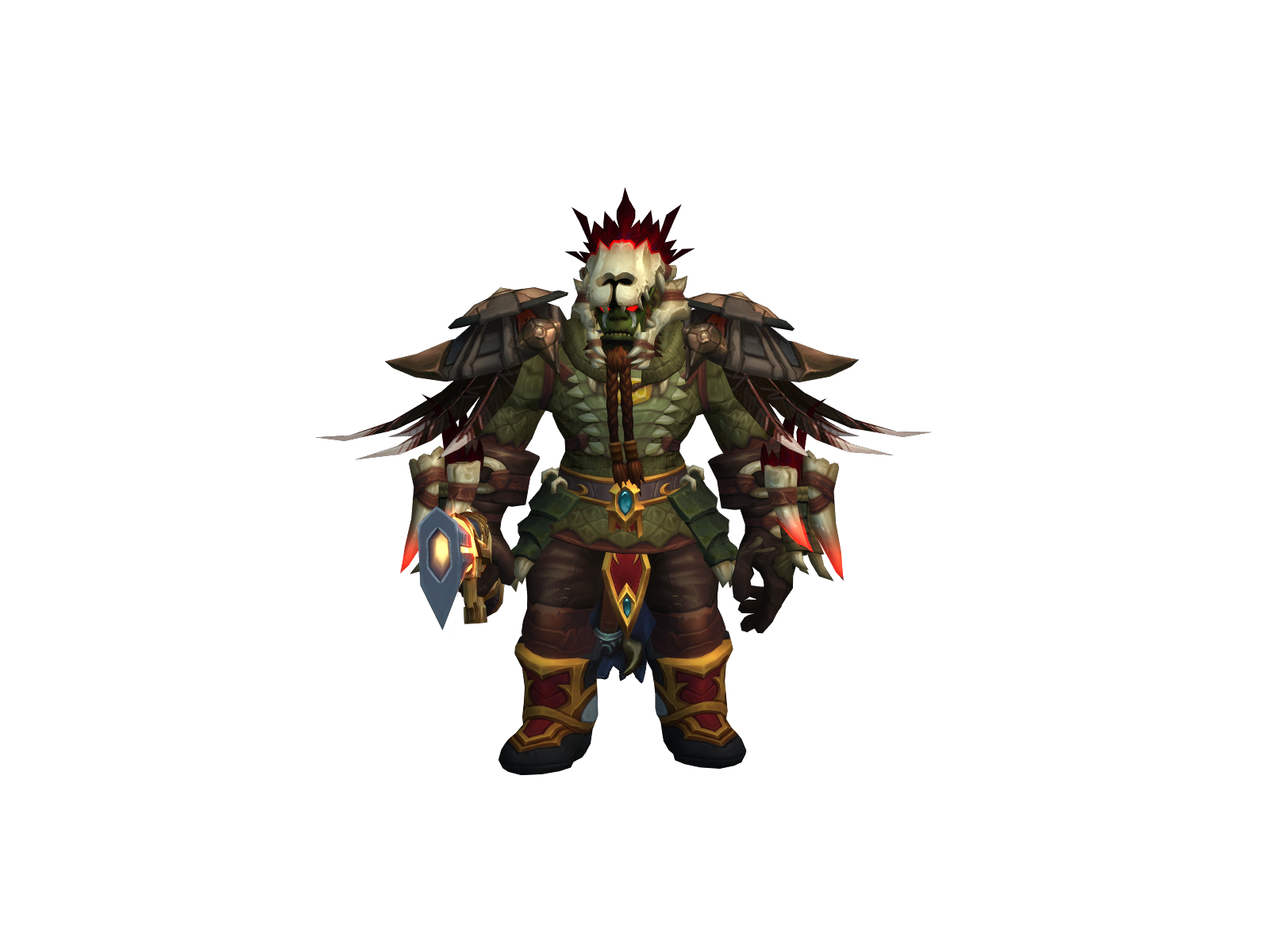 Beasty 3D character render