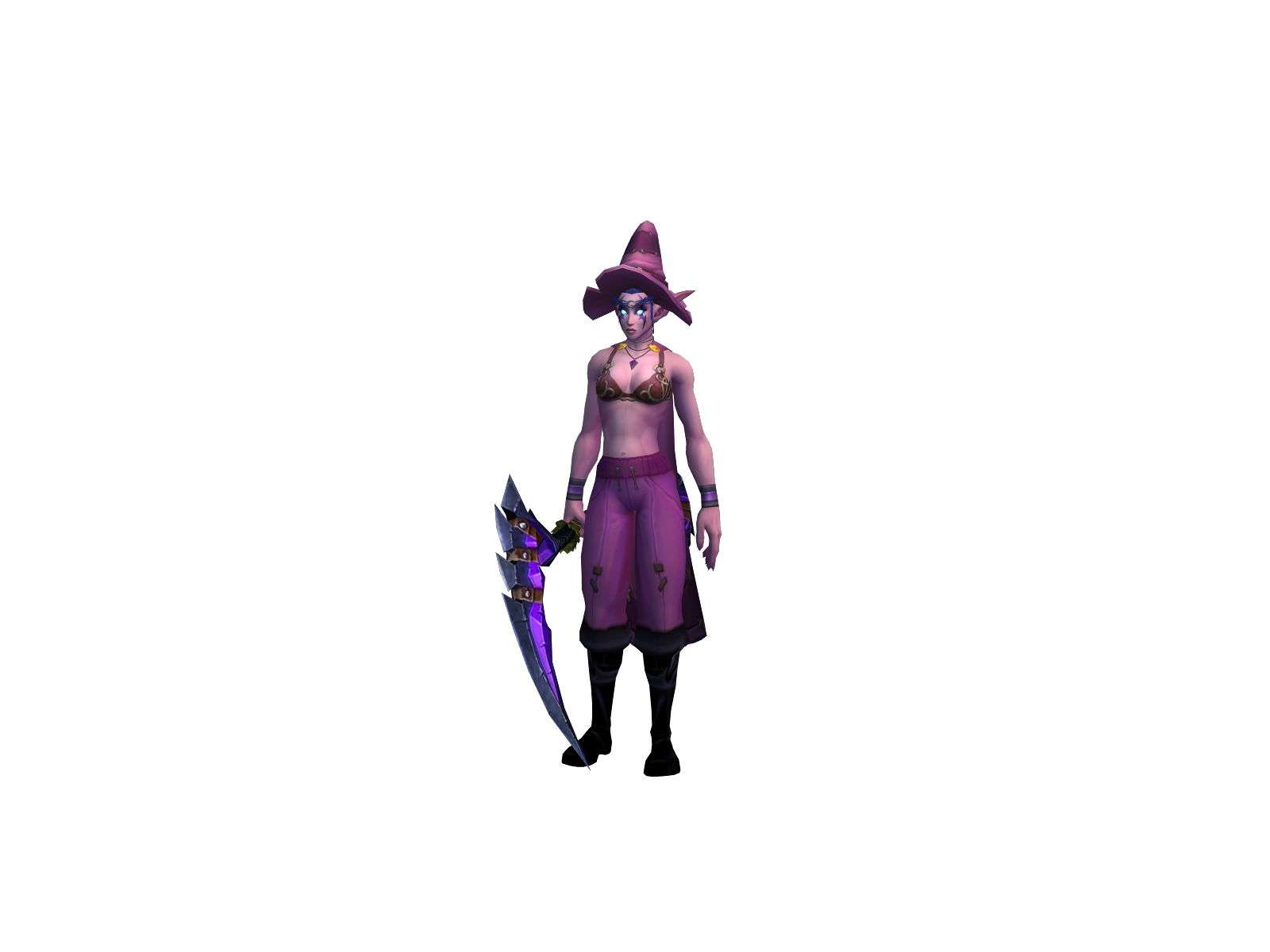 Telsidora 3D character render