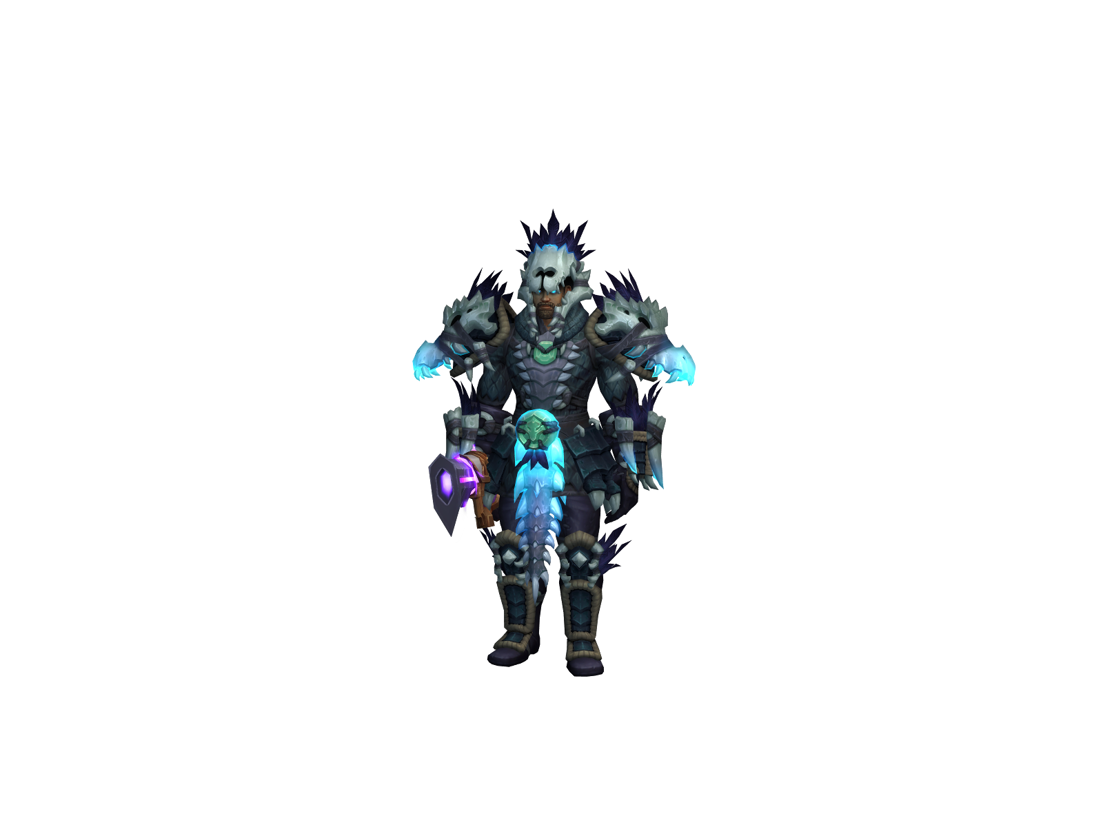 Hooks 3D character render