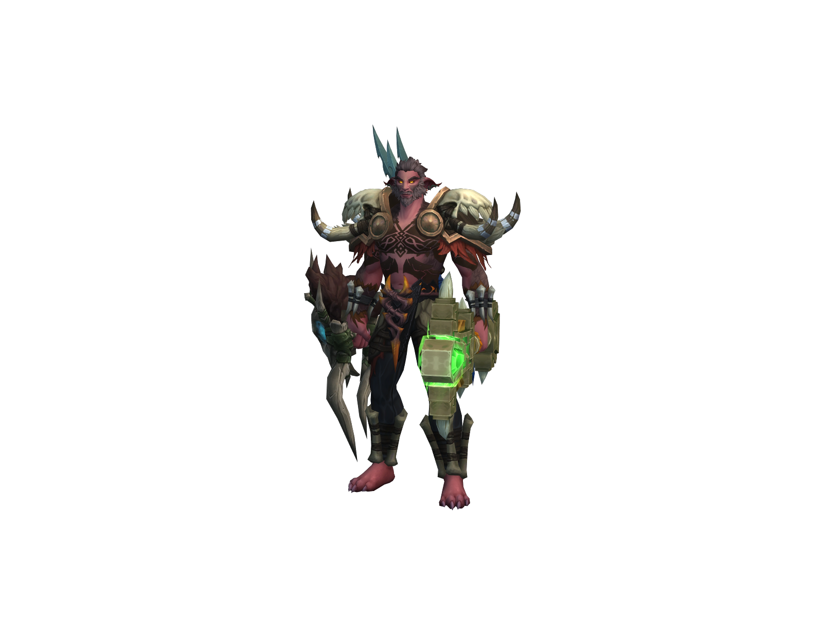 Custard 3D character render