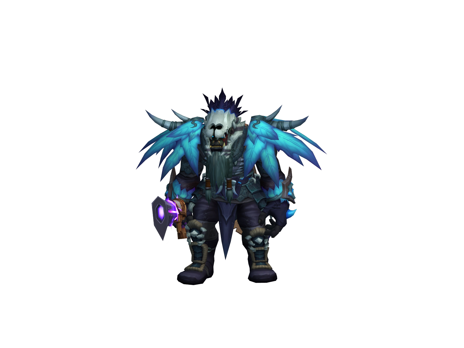 Shnooster 3D character render