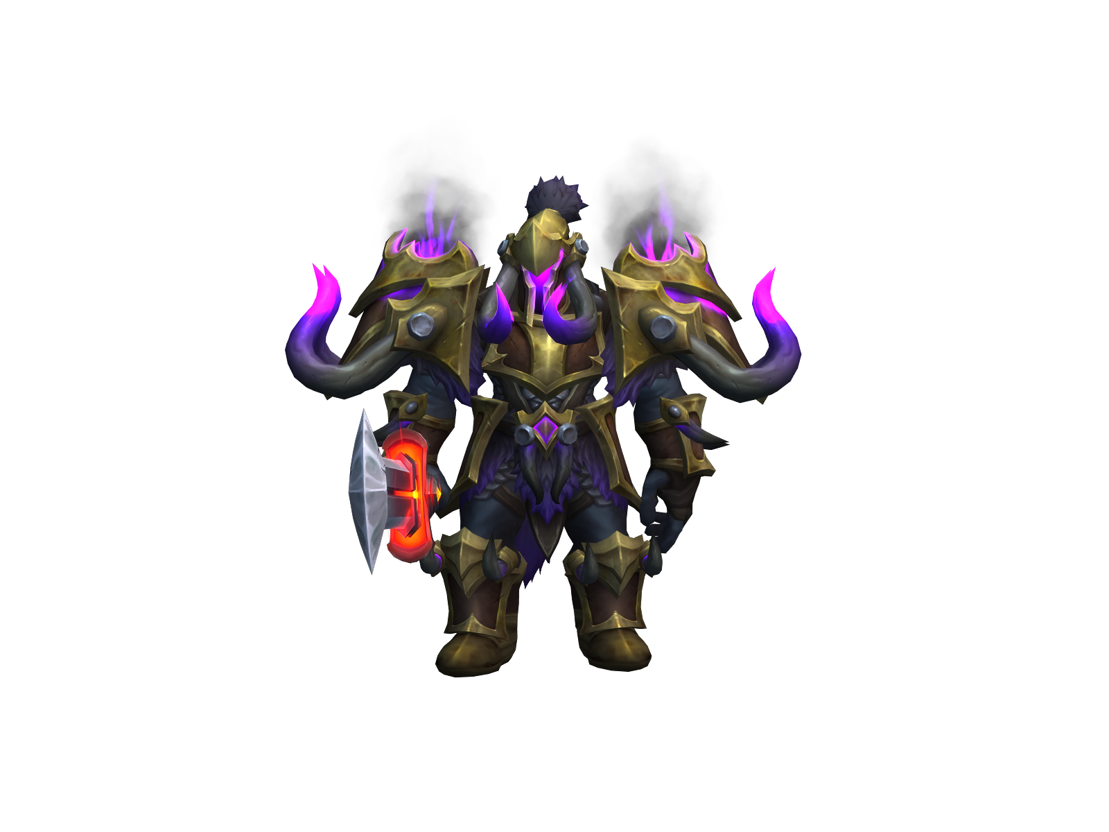 Metalwarro 3D character render