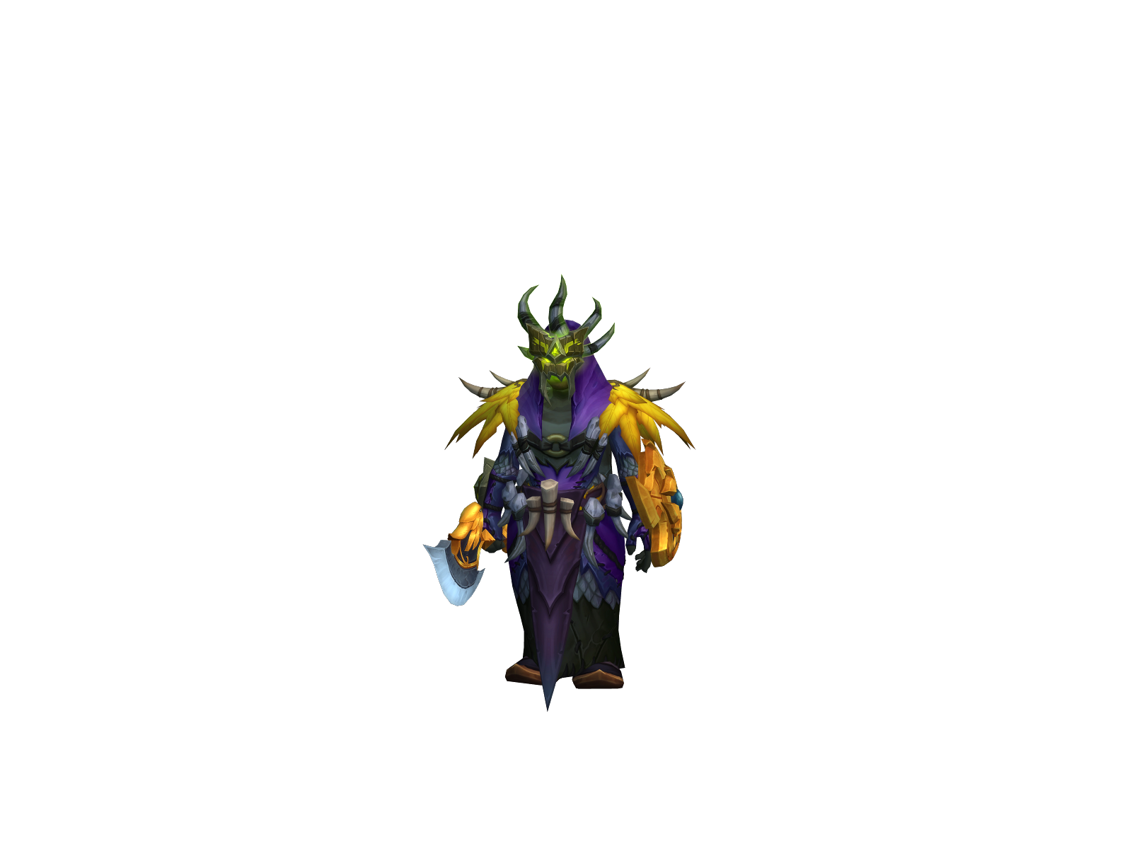 Claysham character render