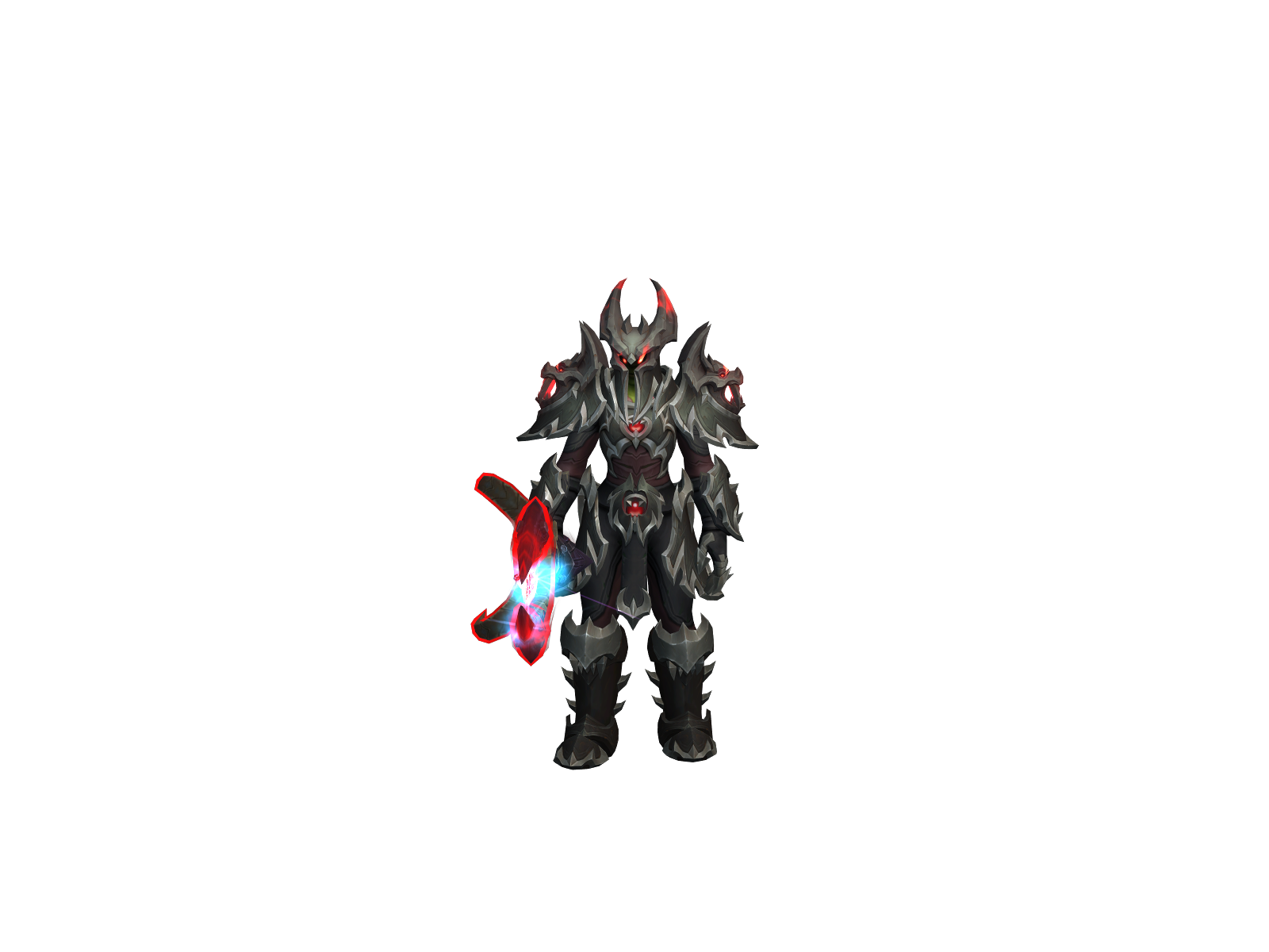 Irreversible 3D character render