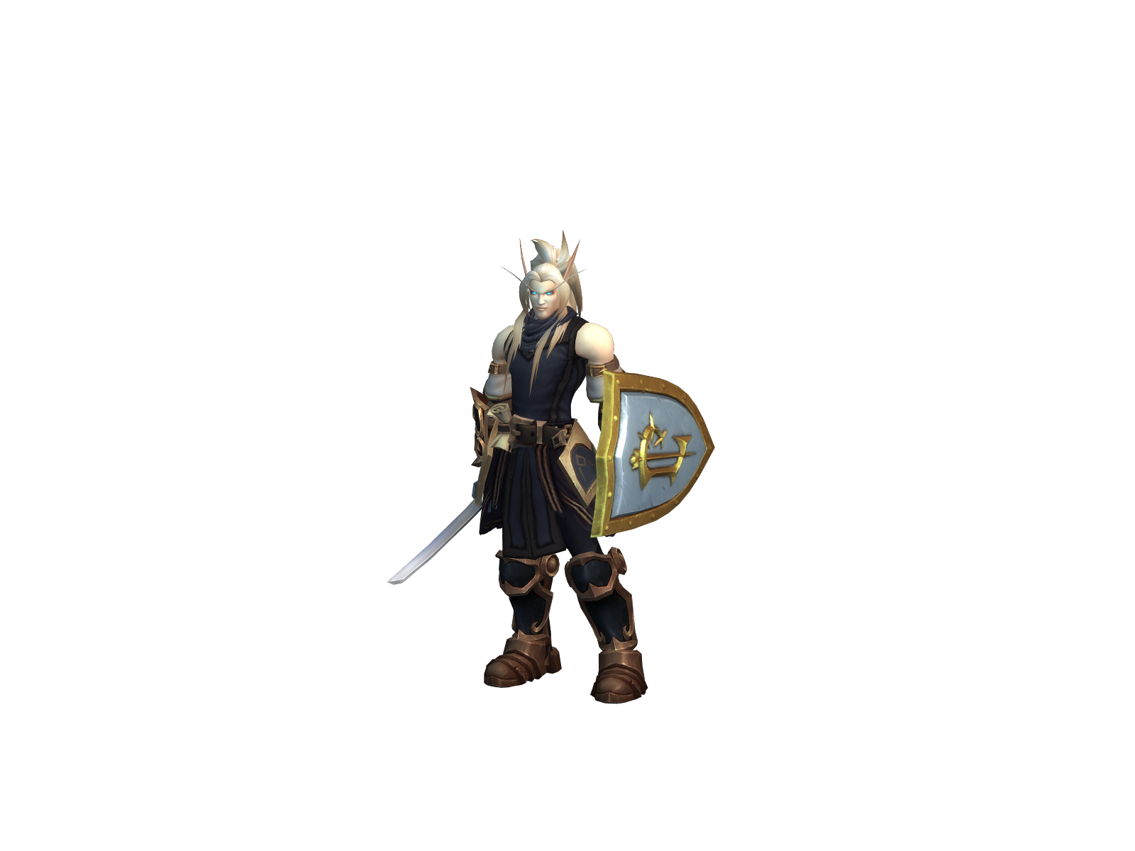 Danyuel 3D character render