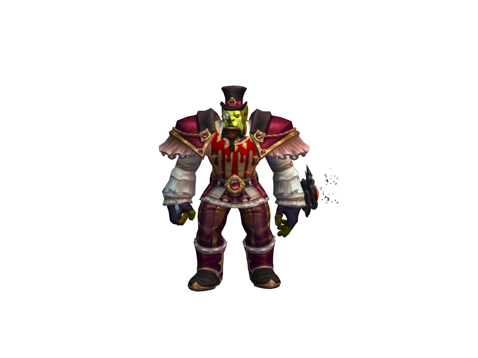 Nvox 3D character render