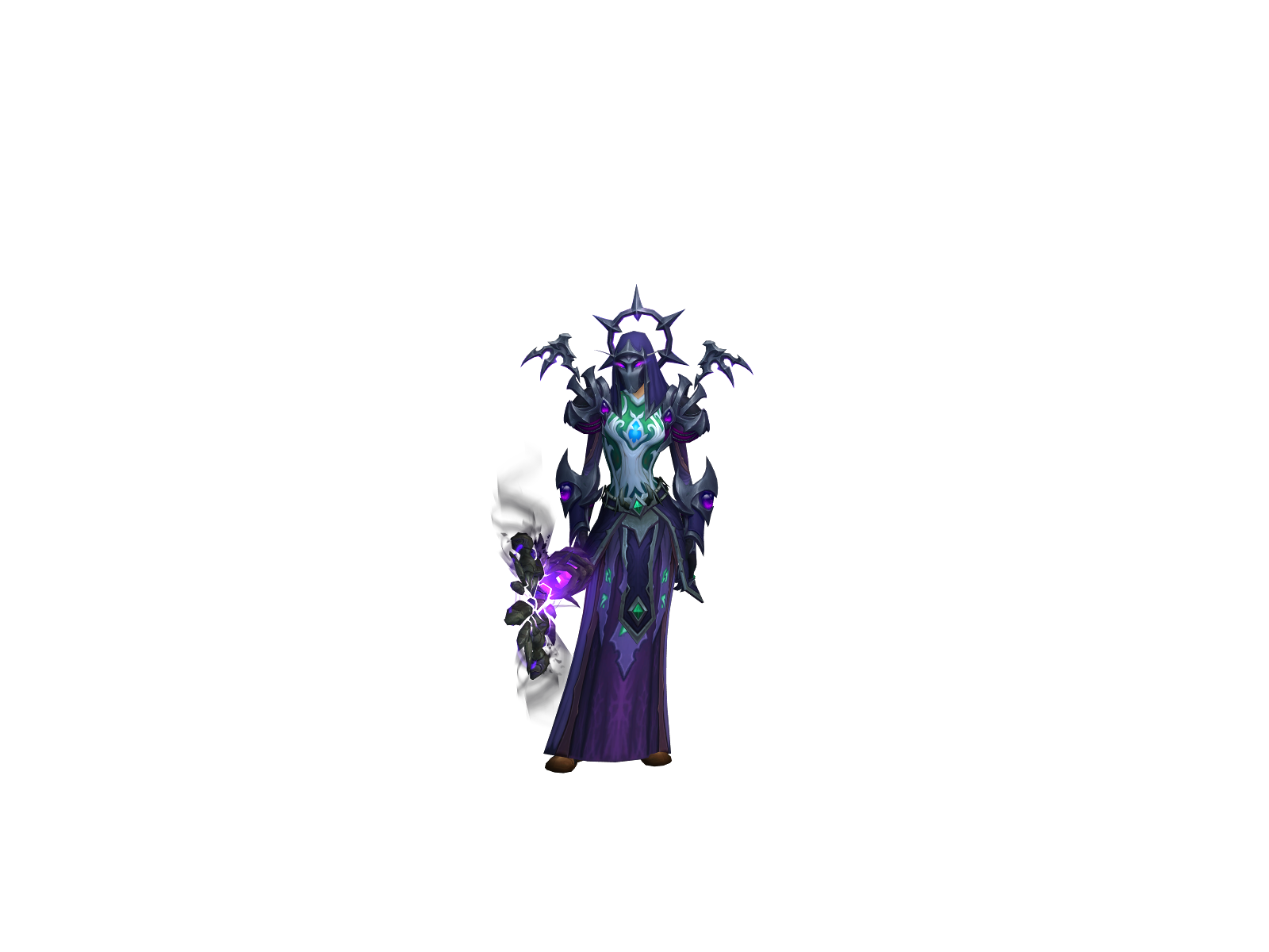 Dracwhite 3D character render