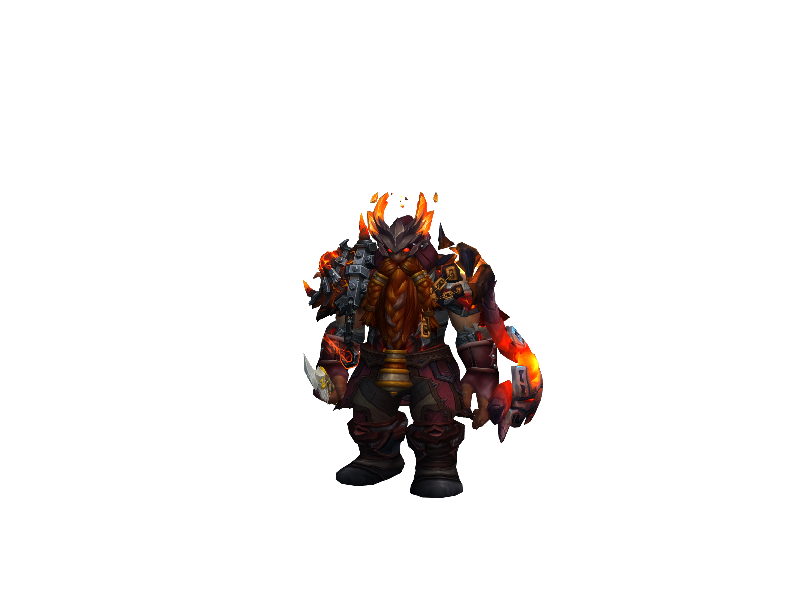 Fleklock 3D character render
