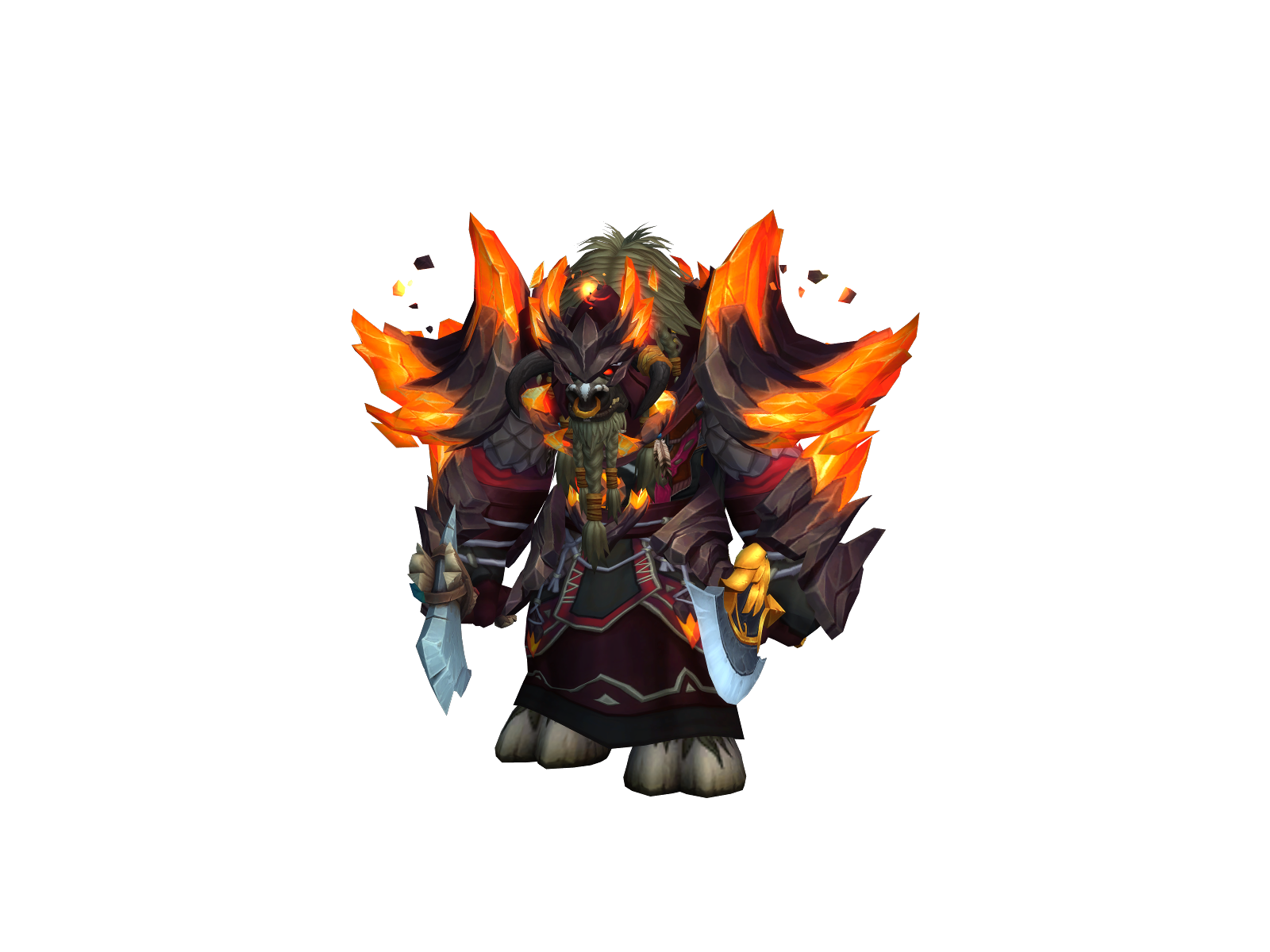Gaurudon 3D character render