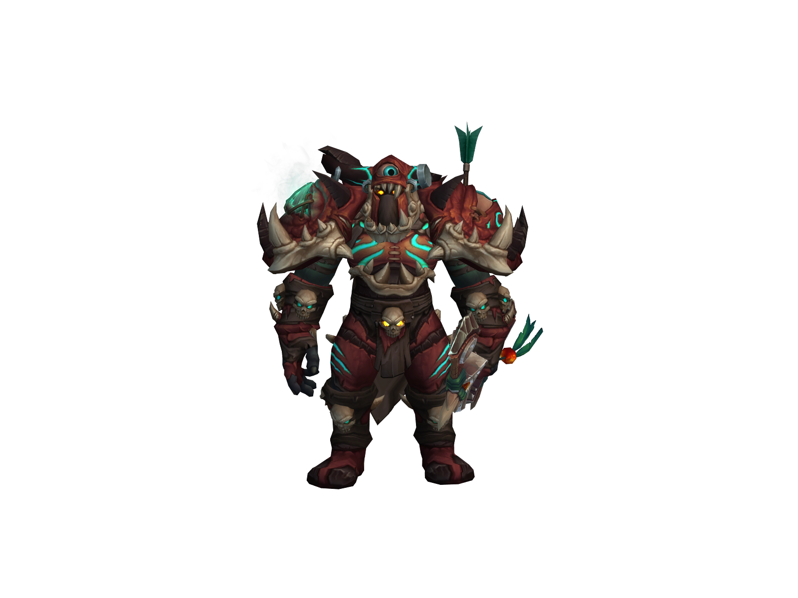Rhommulus 3D character render
