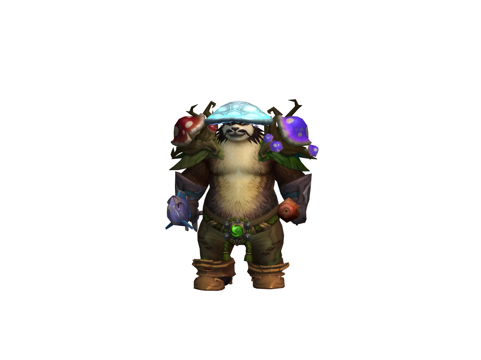 Abunaitsuru 3D character render