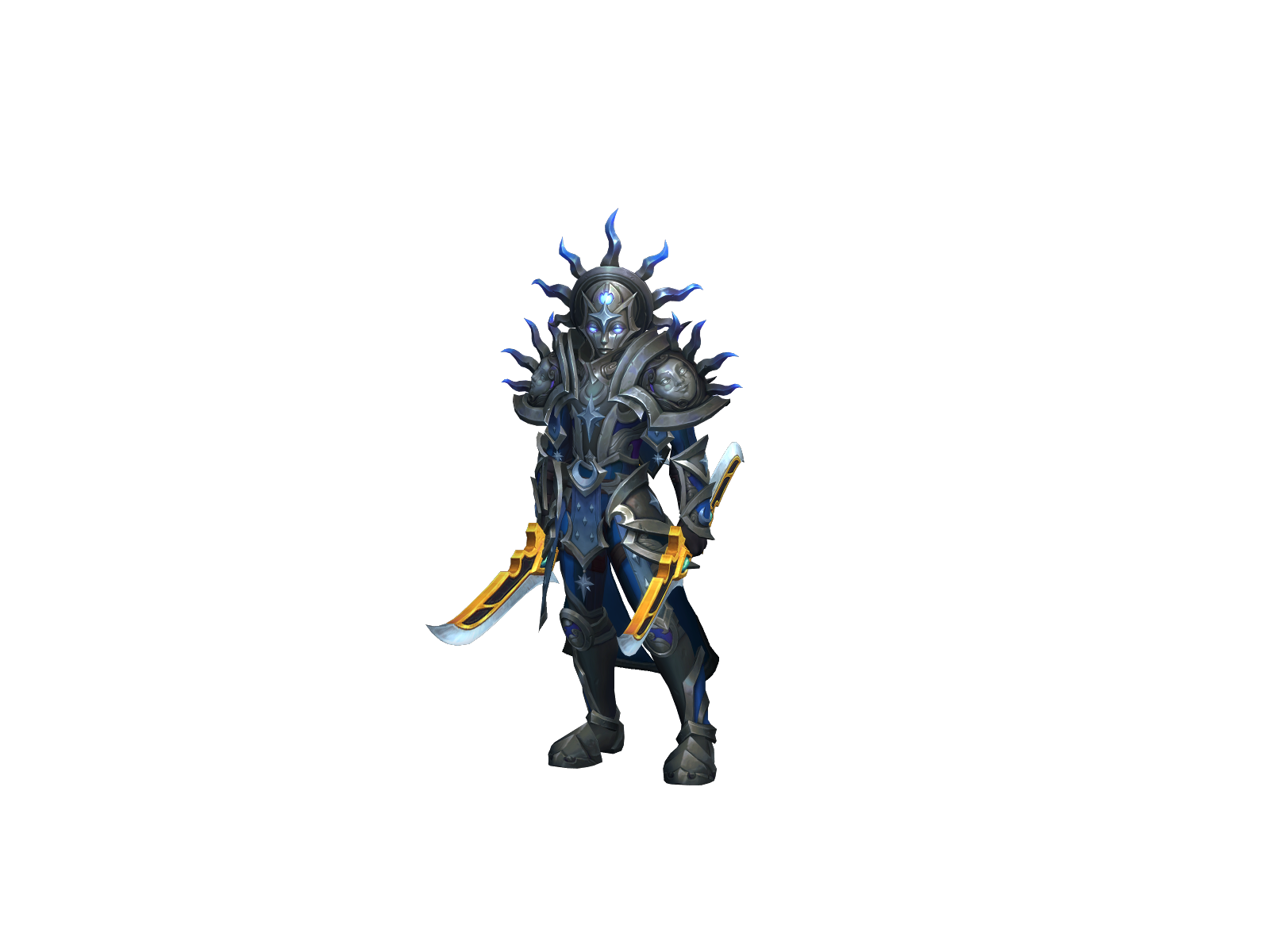 Darkvegeta 3D character render