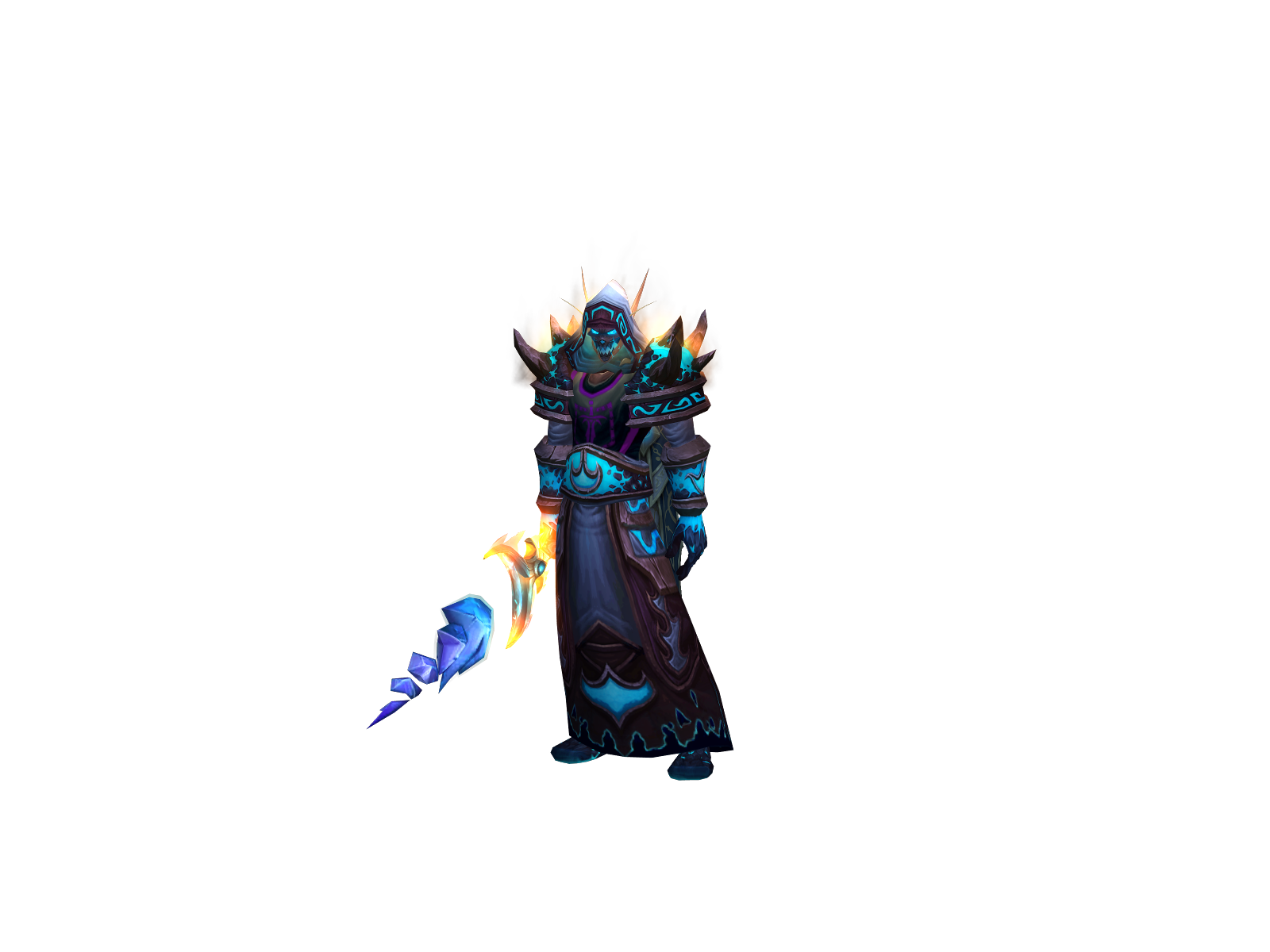 Blinkrecurve 3D character render