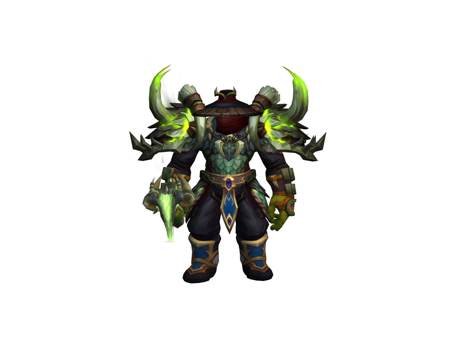 Shrekgolas 3D character render