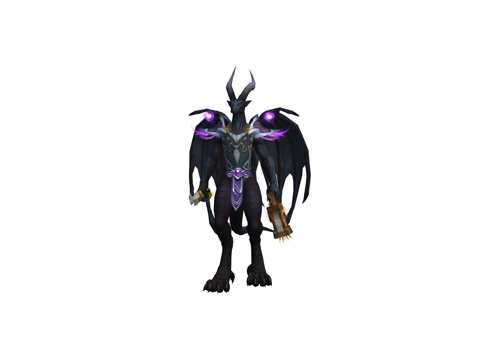 Rezvoker 3D character render