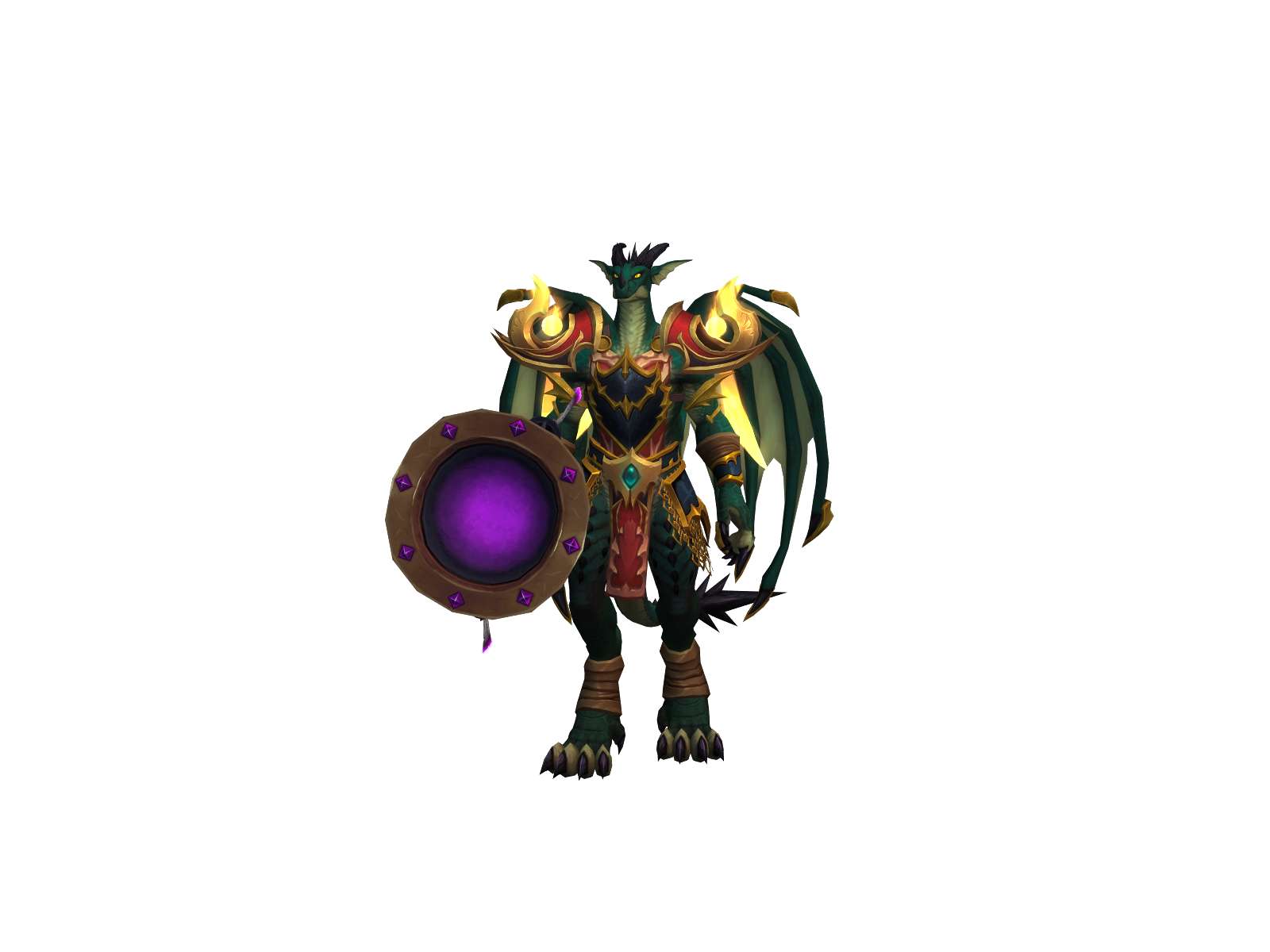 Buffmoilcul 3D character render