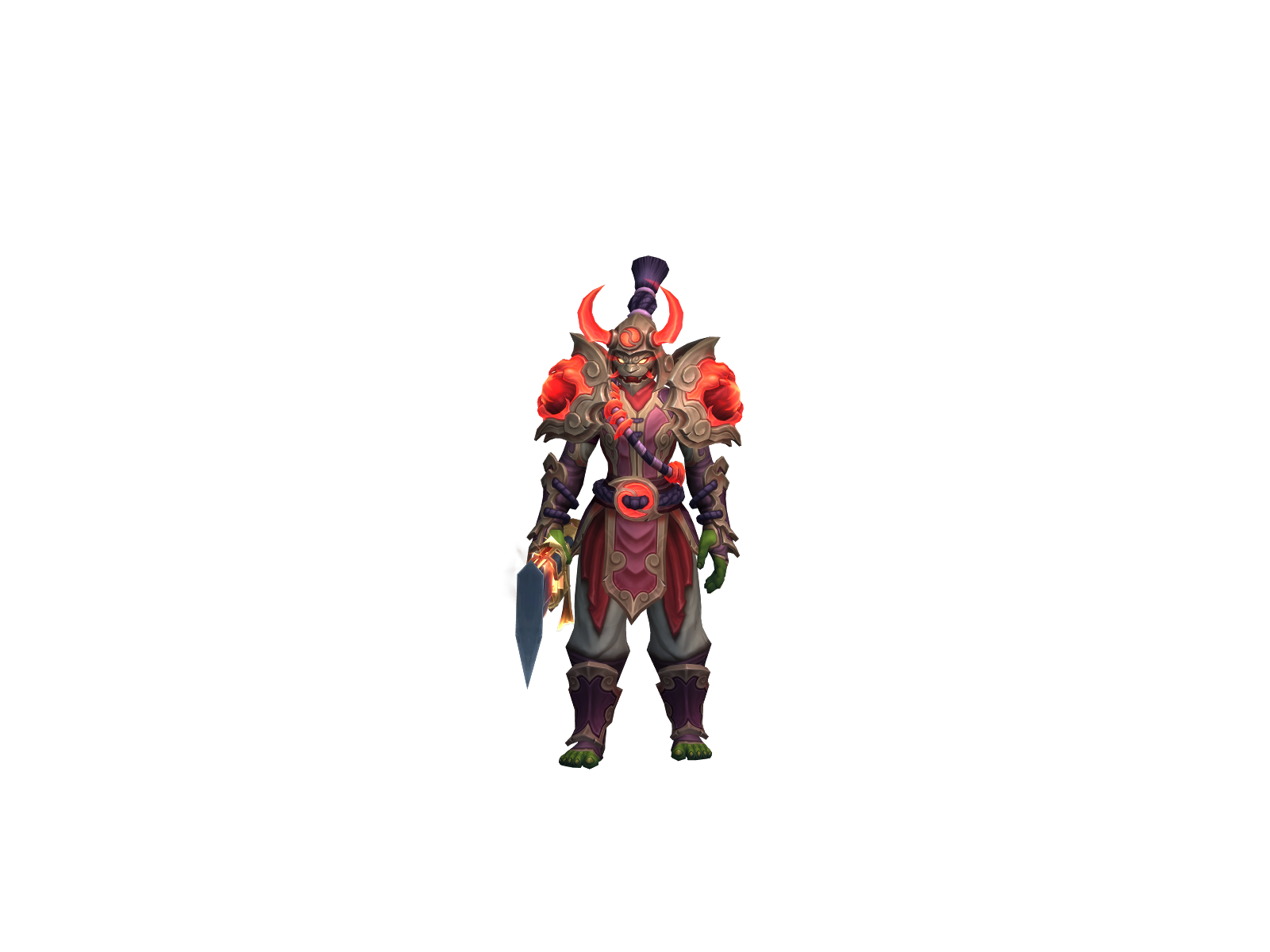 Trîad 3D character render