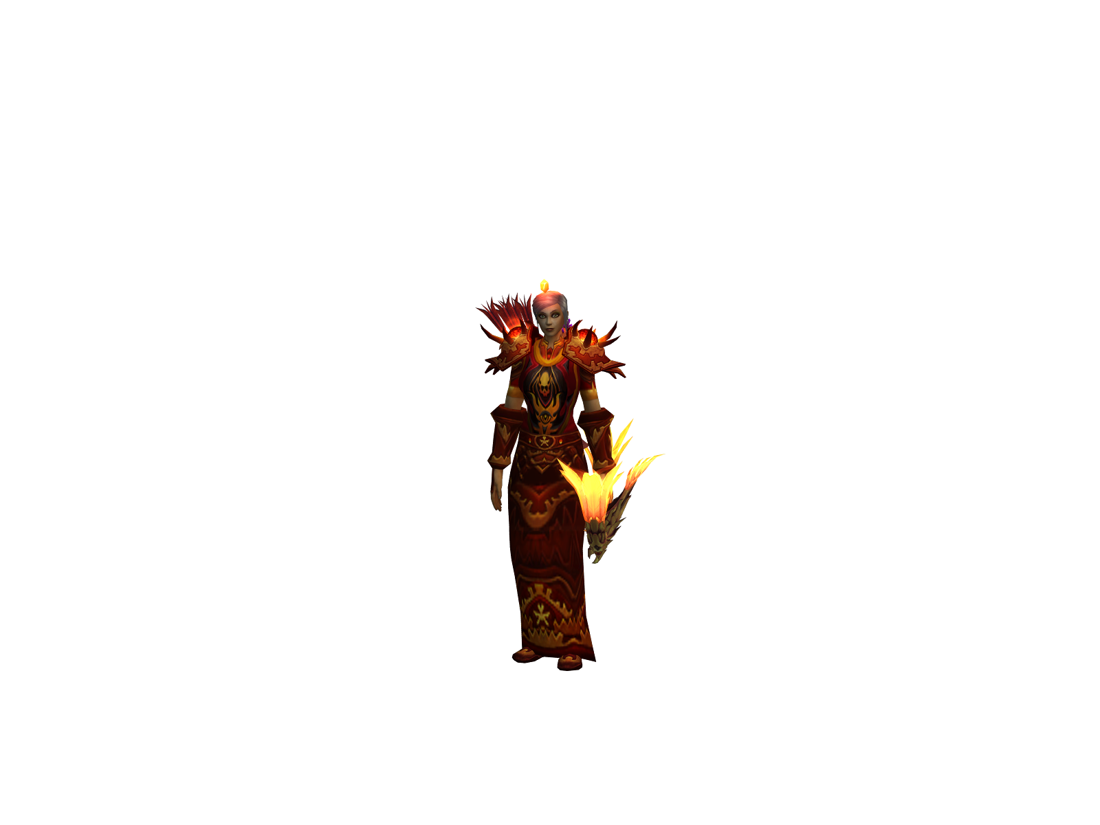 Glazing 3D character render