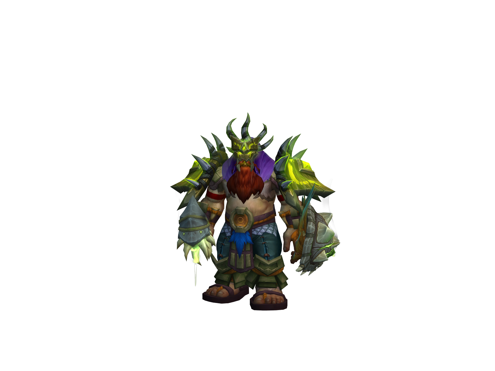 Shammtaro 3D character render