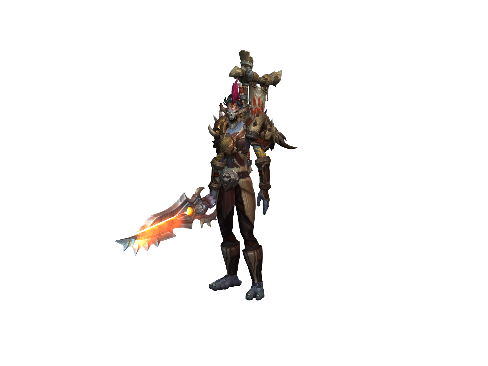 Pakloa 3D character render