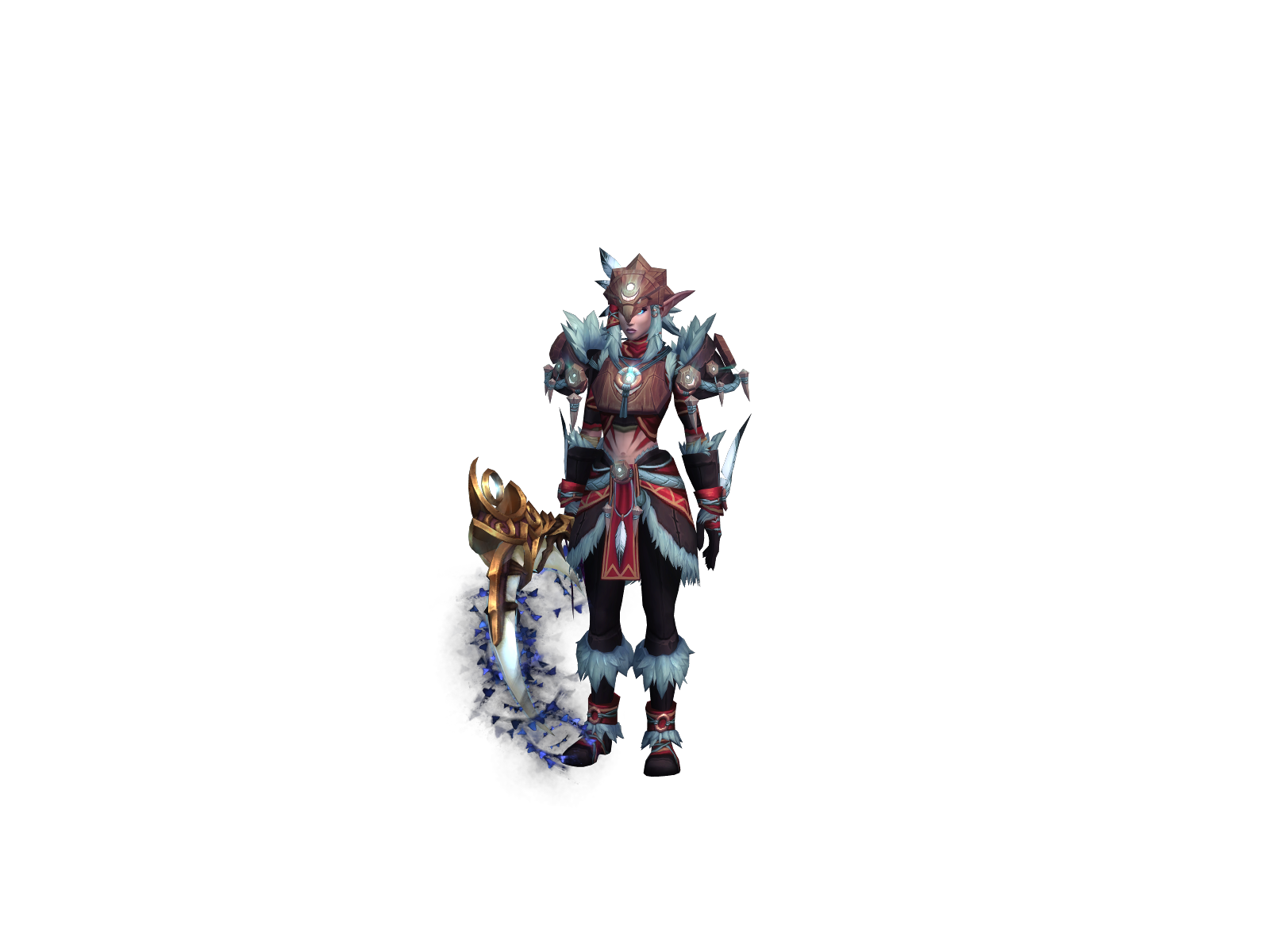 Rhyah 3D character render