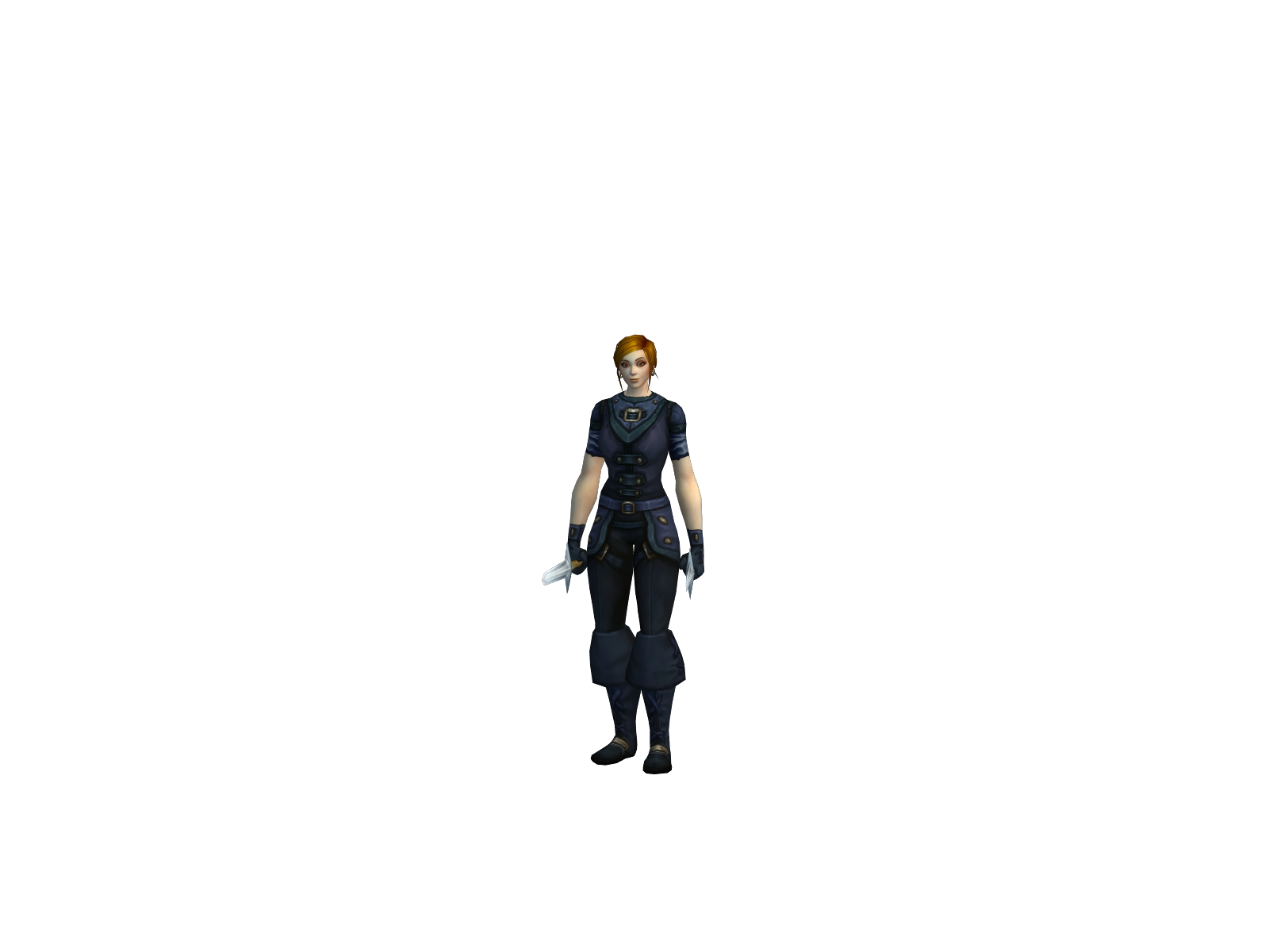 Mallaury 3D character render