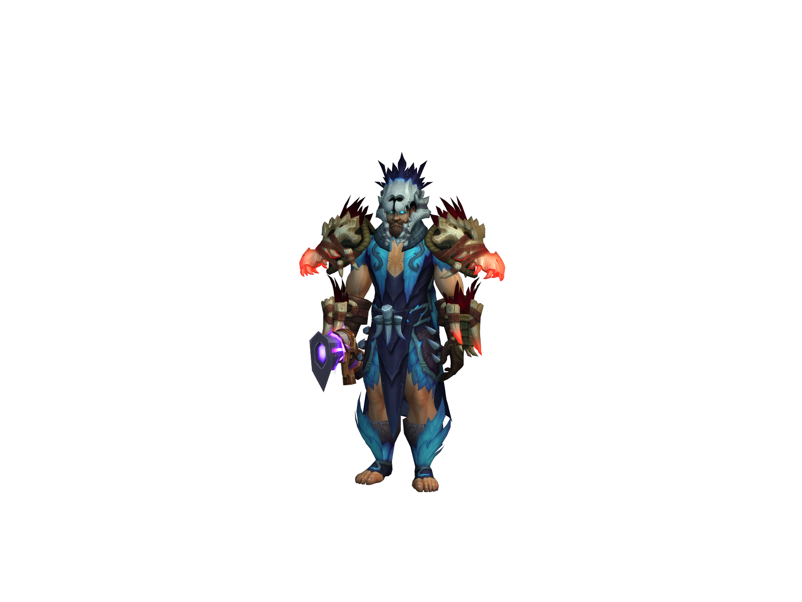 Trapline 3D character render