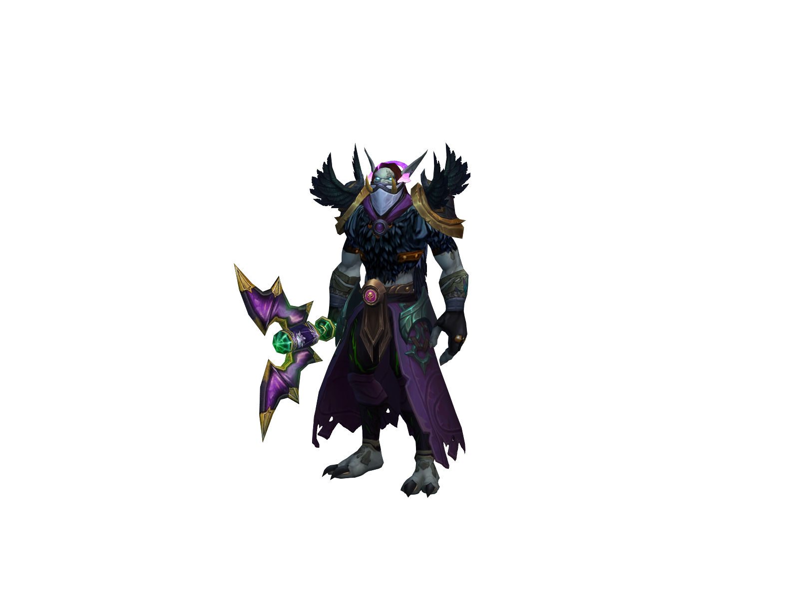 Slerv 3D character render