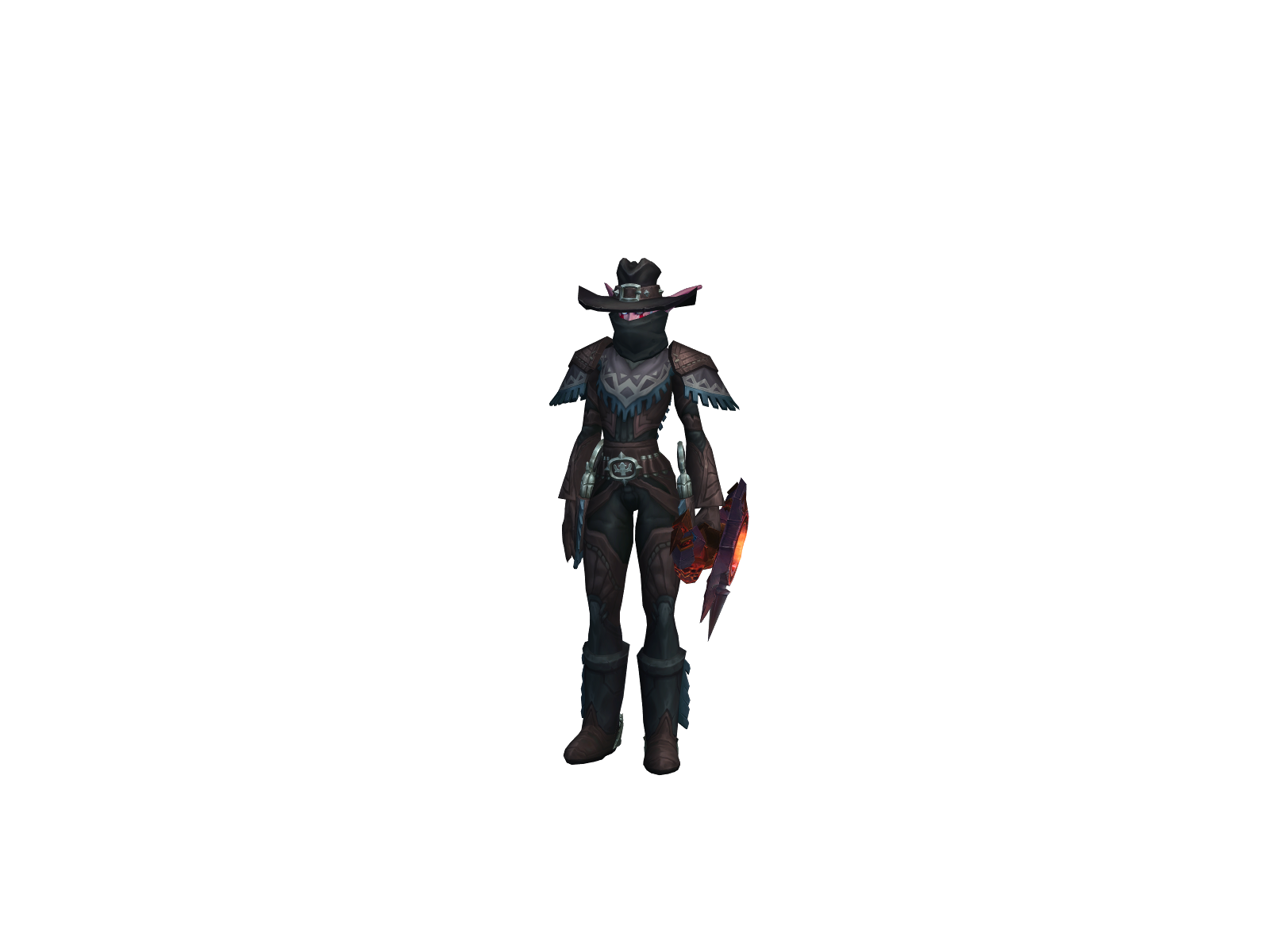 Deadlynature 3D character render