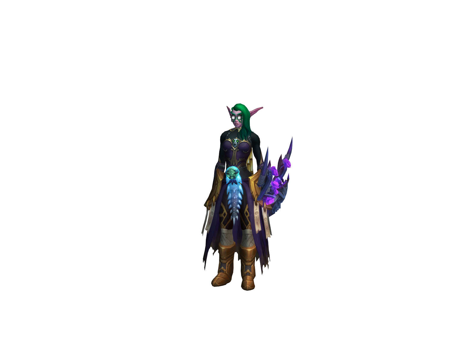 Chäussëttes 3D character render