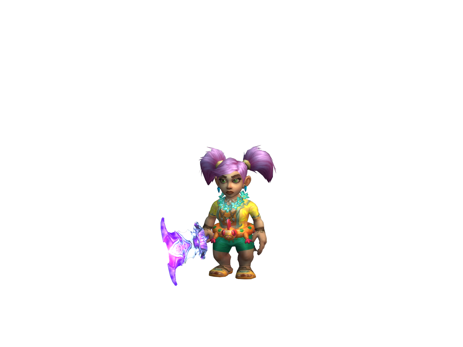 Keefwar 3D character render