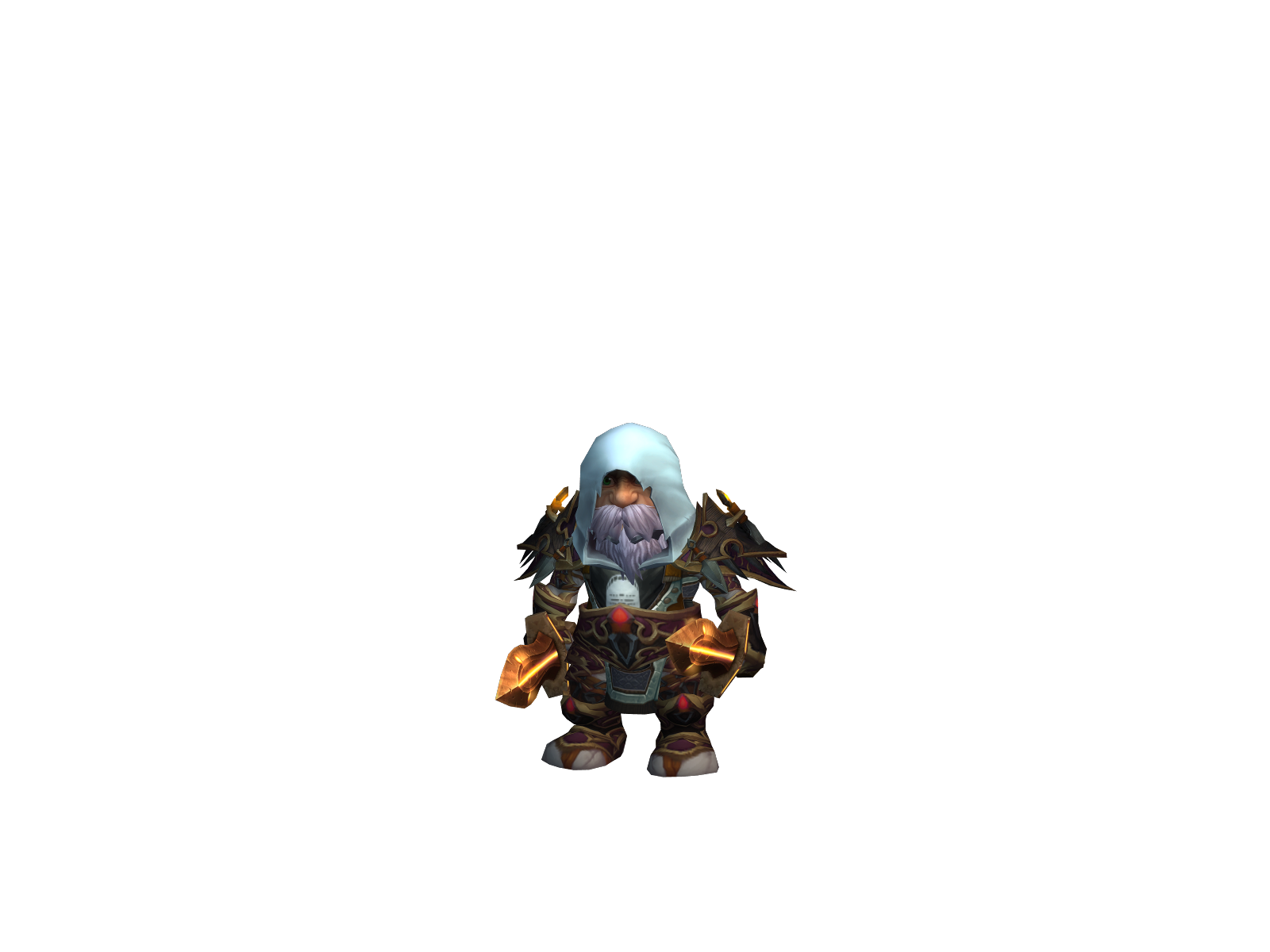Skourn 3D character render