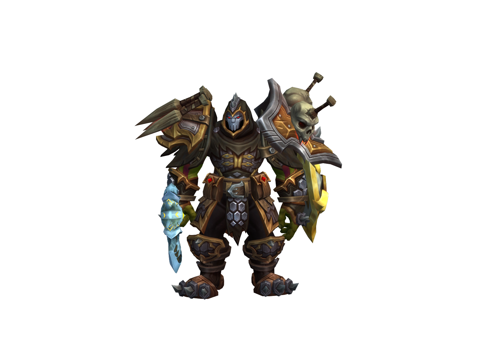 Fuggark 3D character render