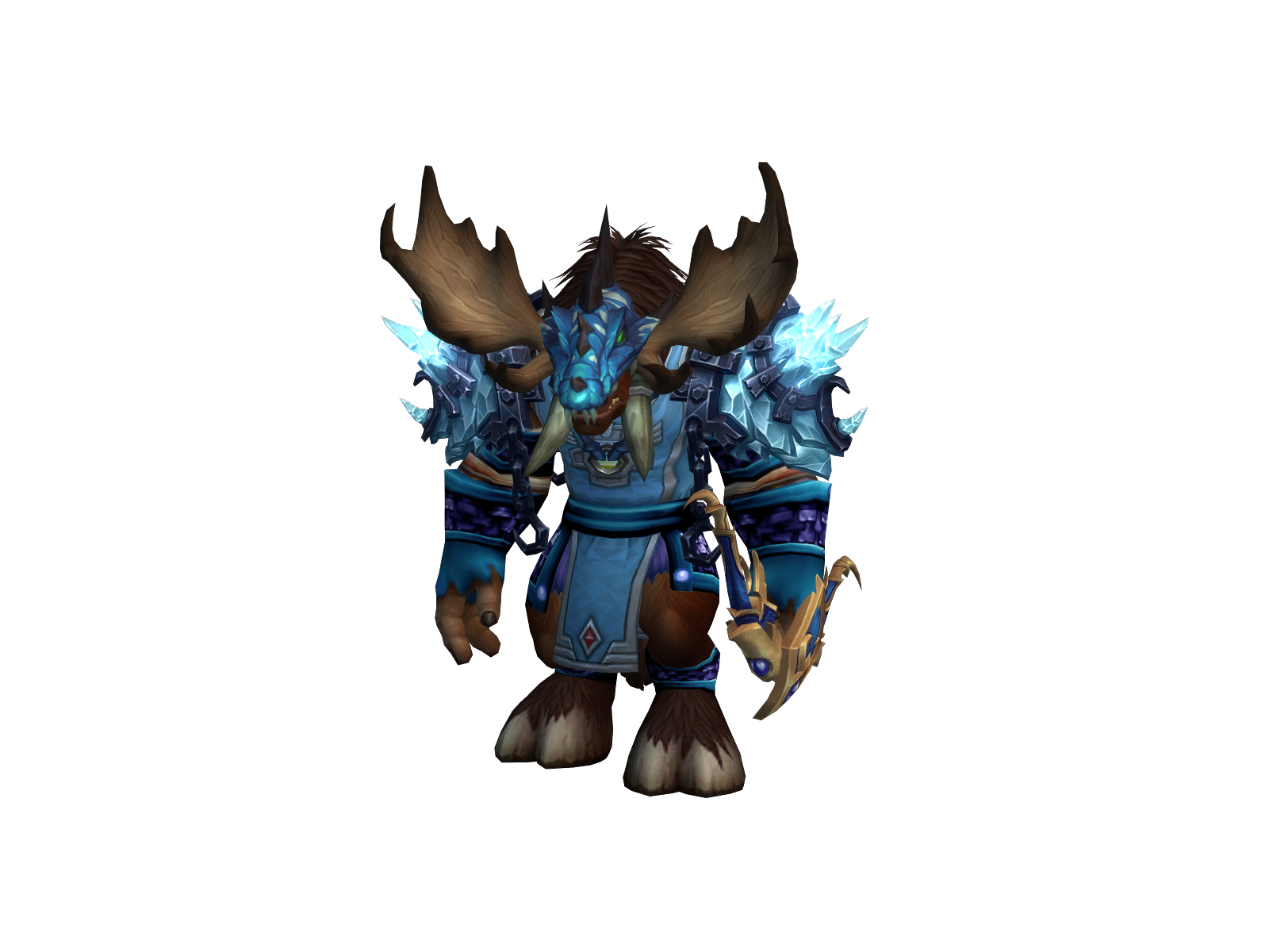 Destrum 3D character render