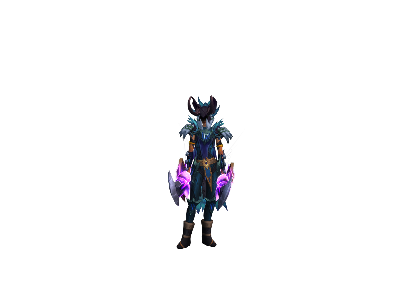 Demonicsoul 3D character render