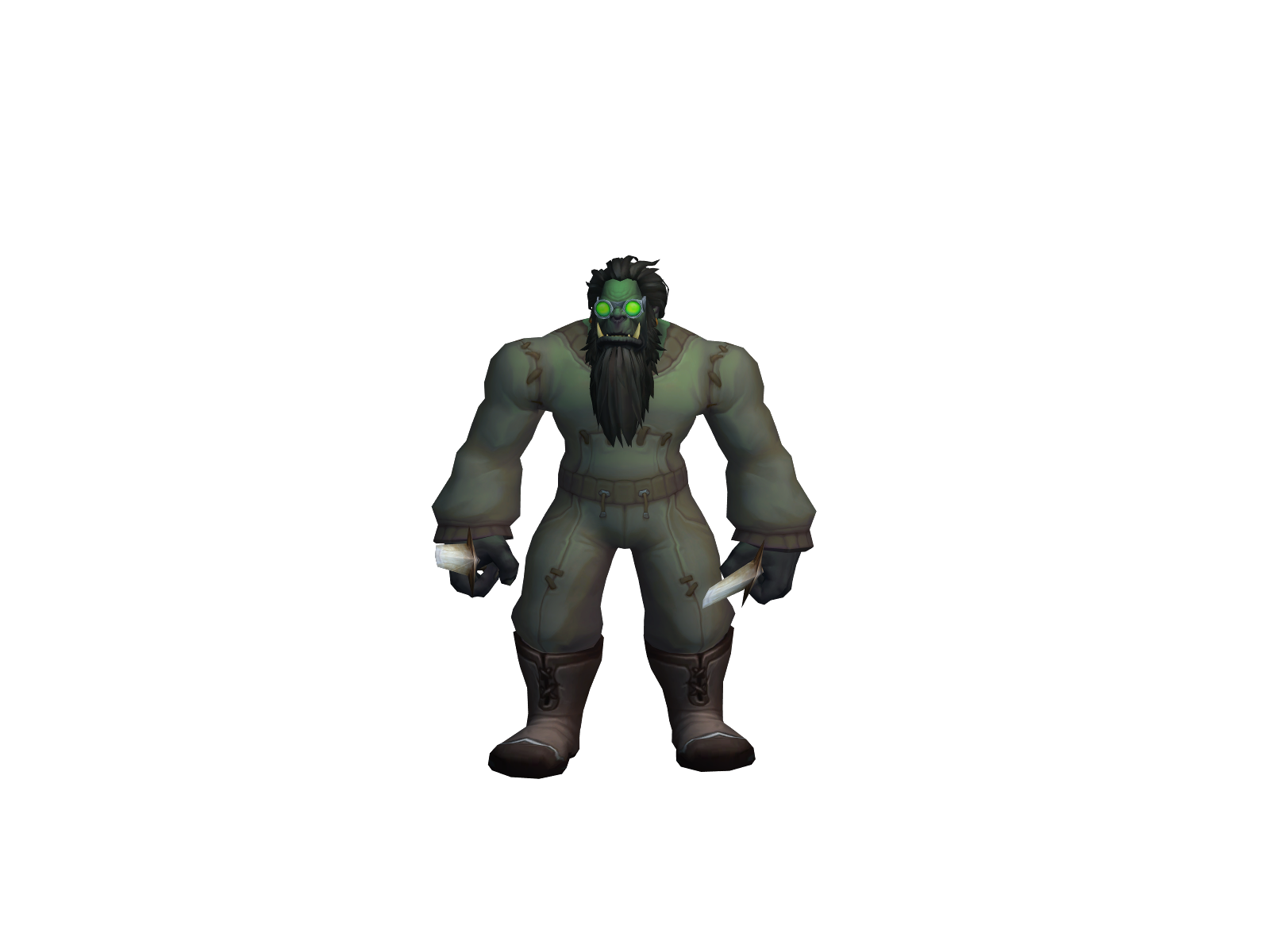 Toerage 3D character render