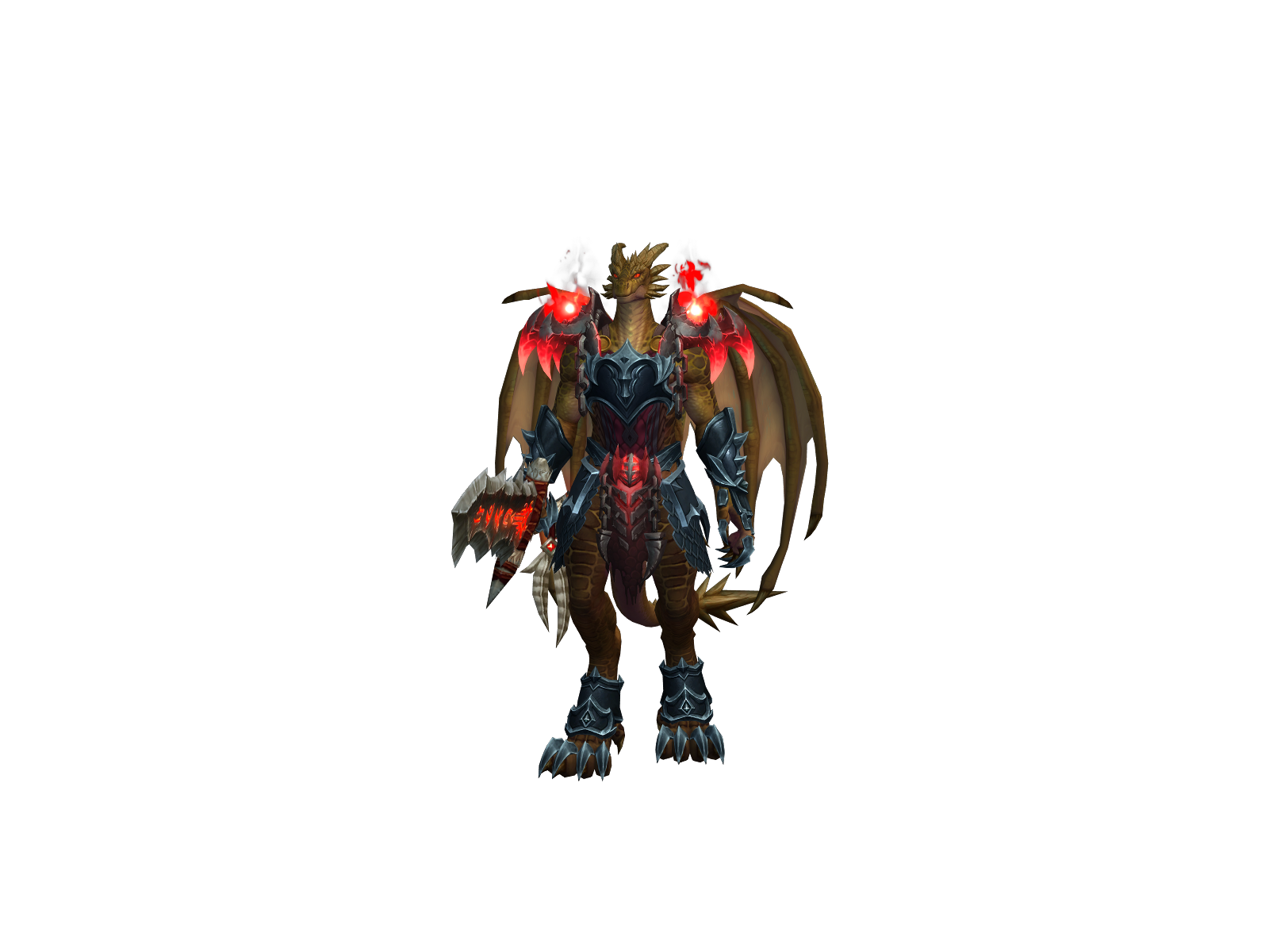 Ghidoraah 3D character render