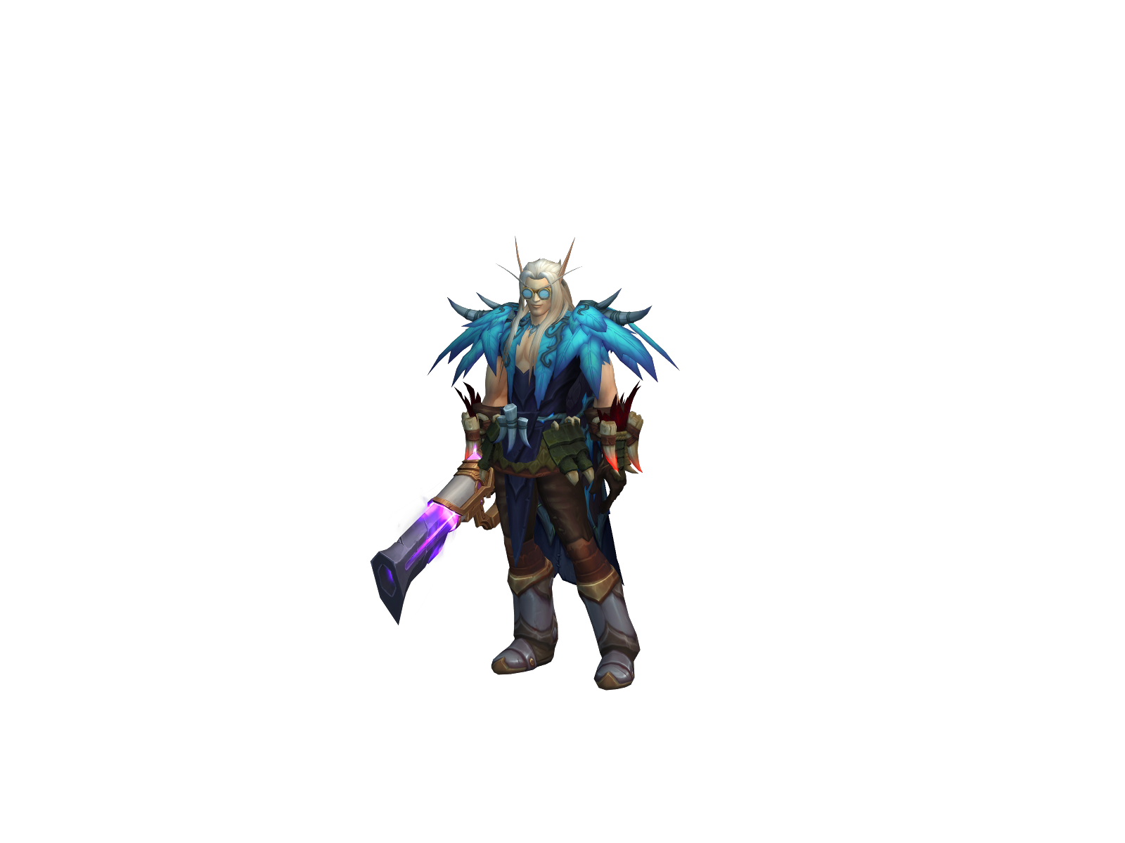 Dehuntter 3D character render