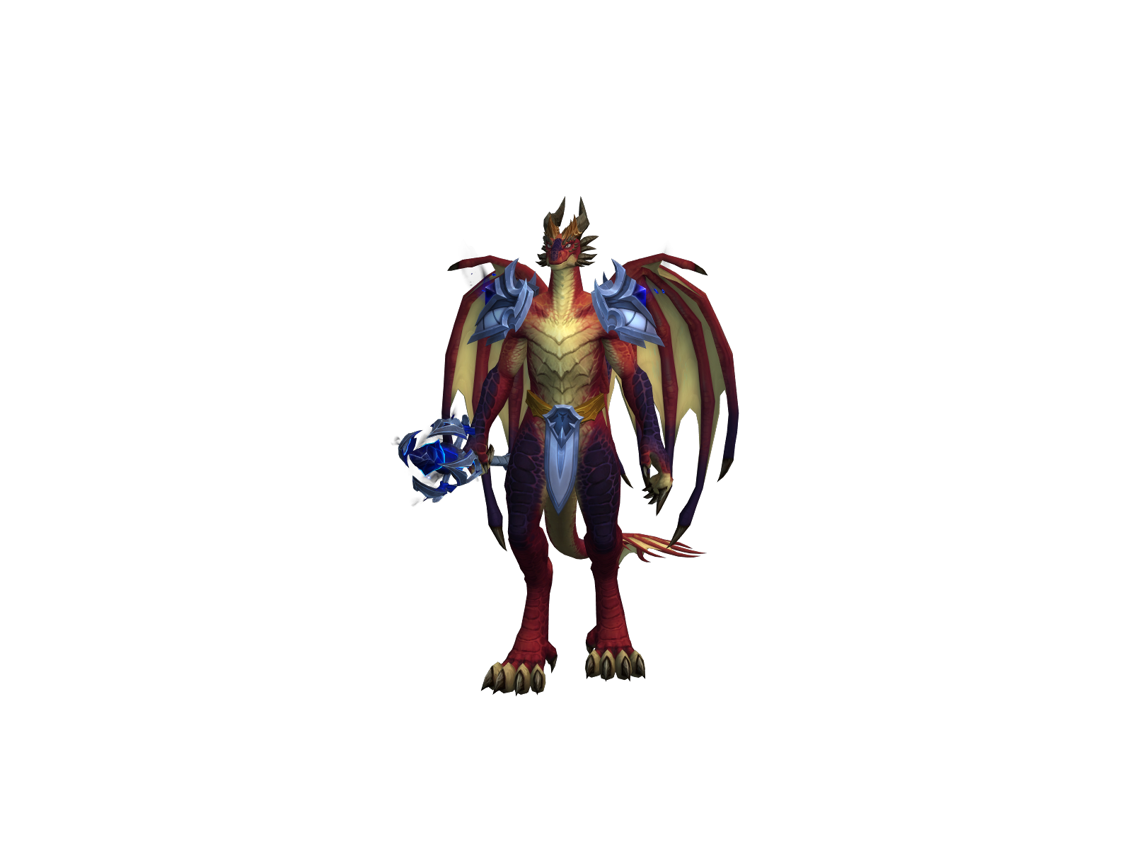 Dragonbean 3D character render
