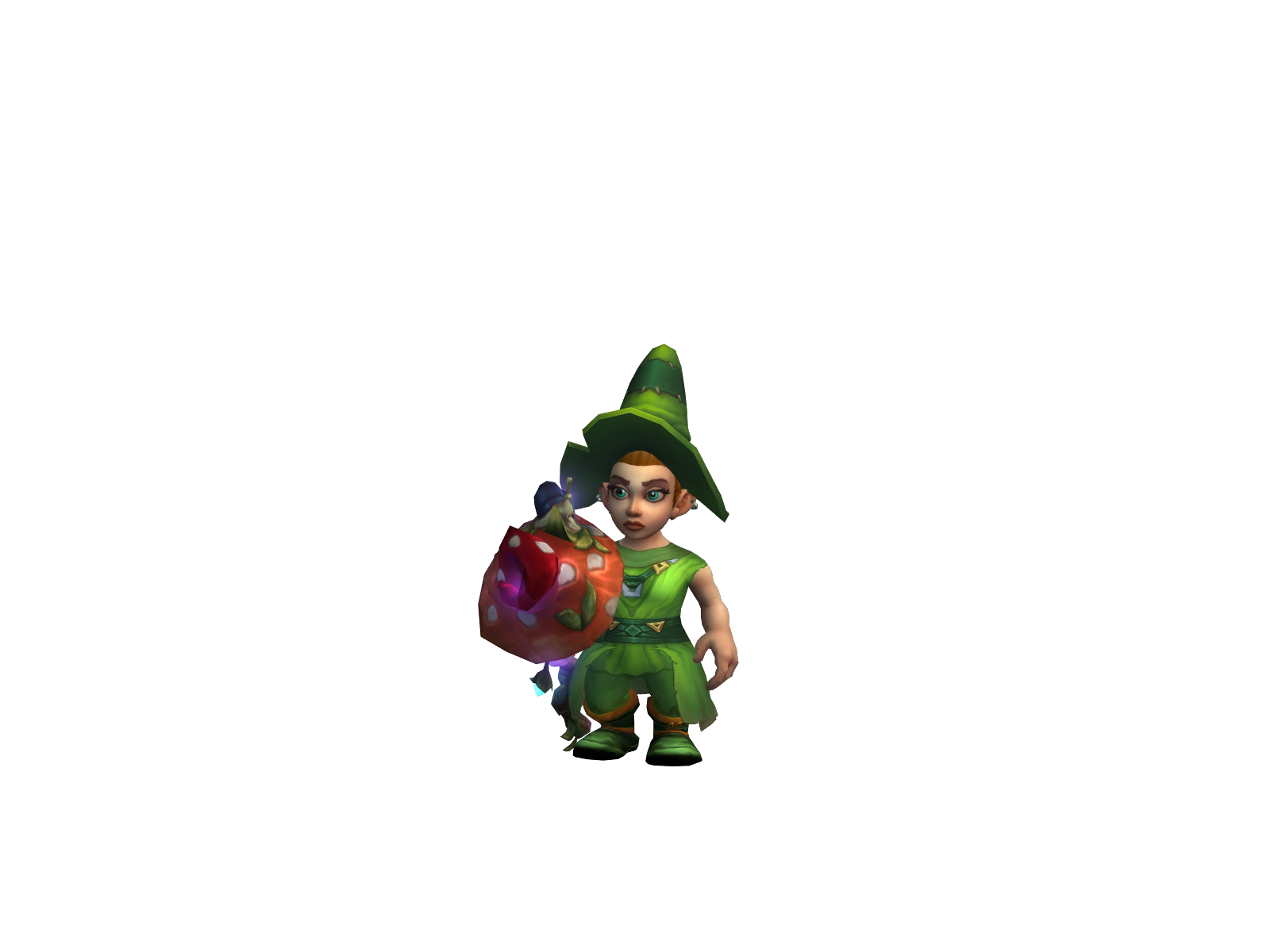 Wonastii 3D character render