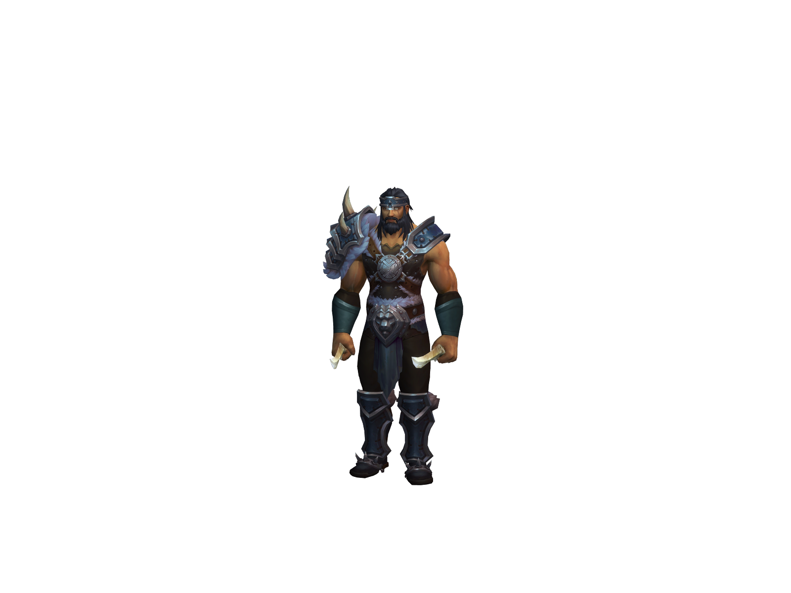 Foubraque 3D character render