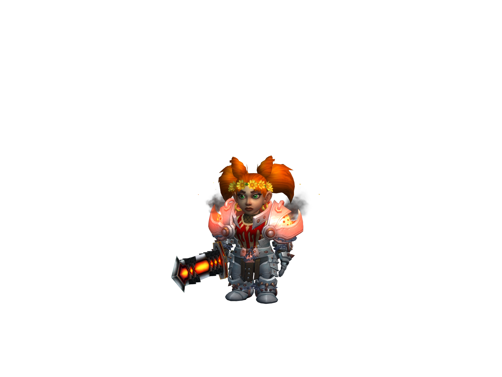 Likkleting 3D character render