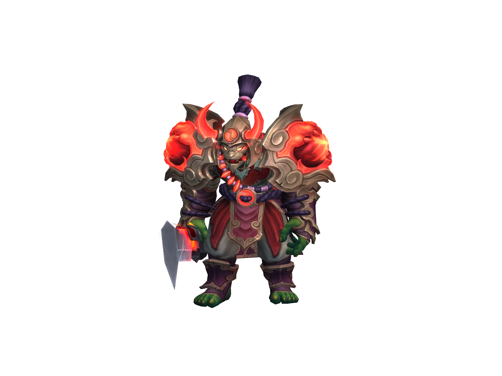 Mistweaves 3D character render