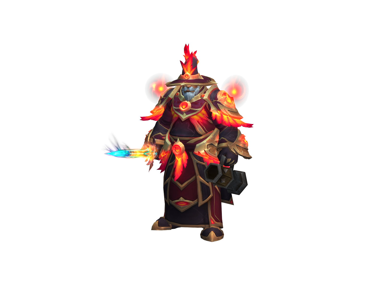Gáñdálf 3D character render