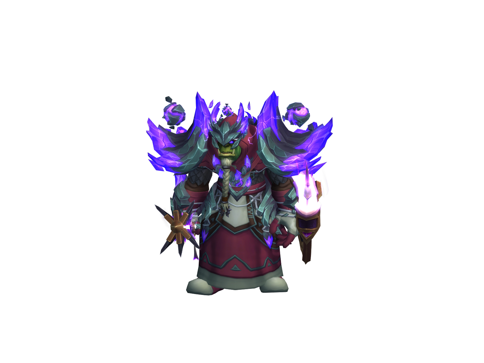 Roshambroll 3D character render