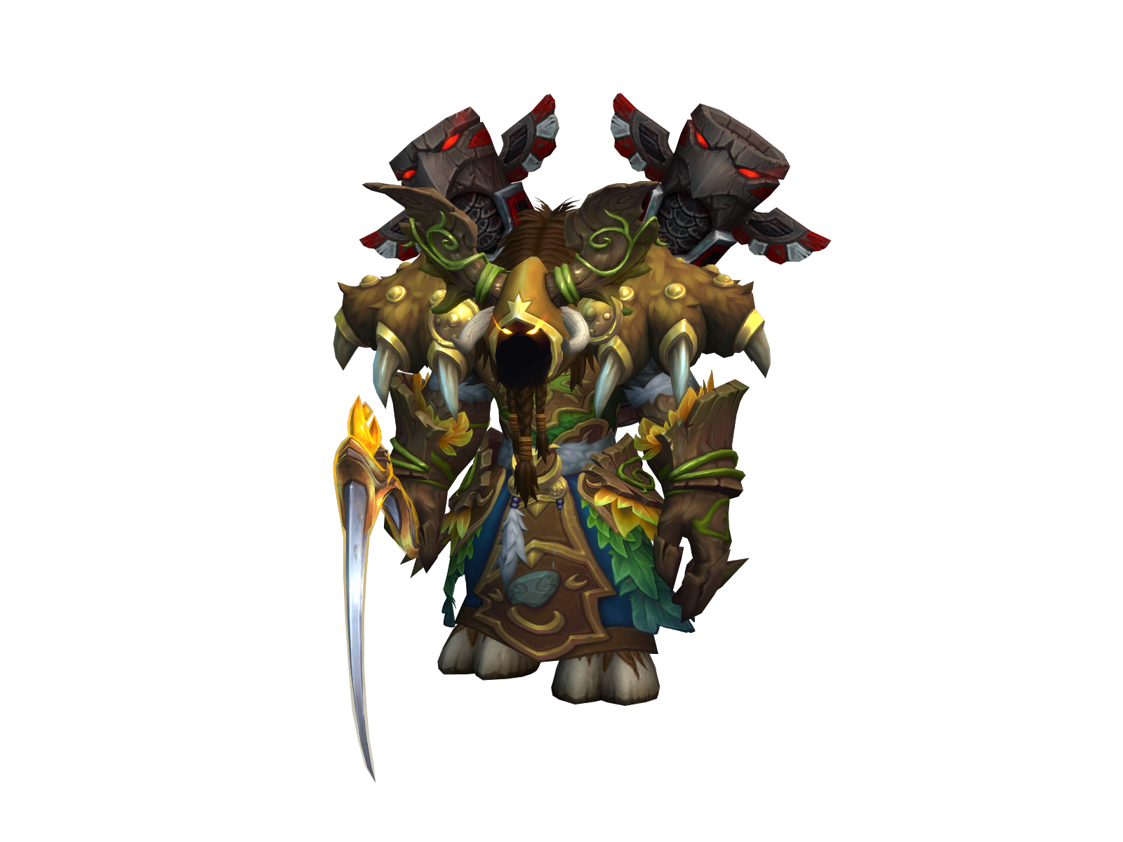 Gnarlyhoof 3D character render