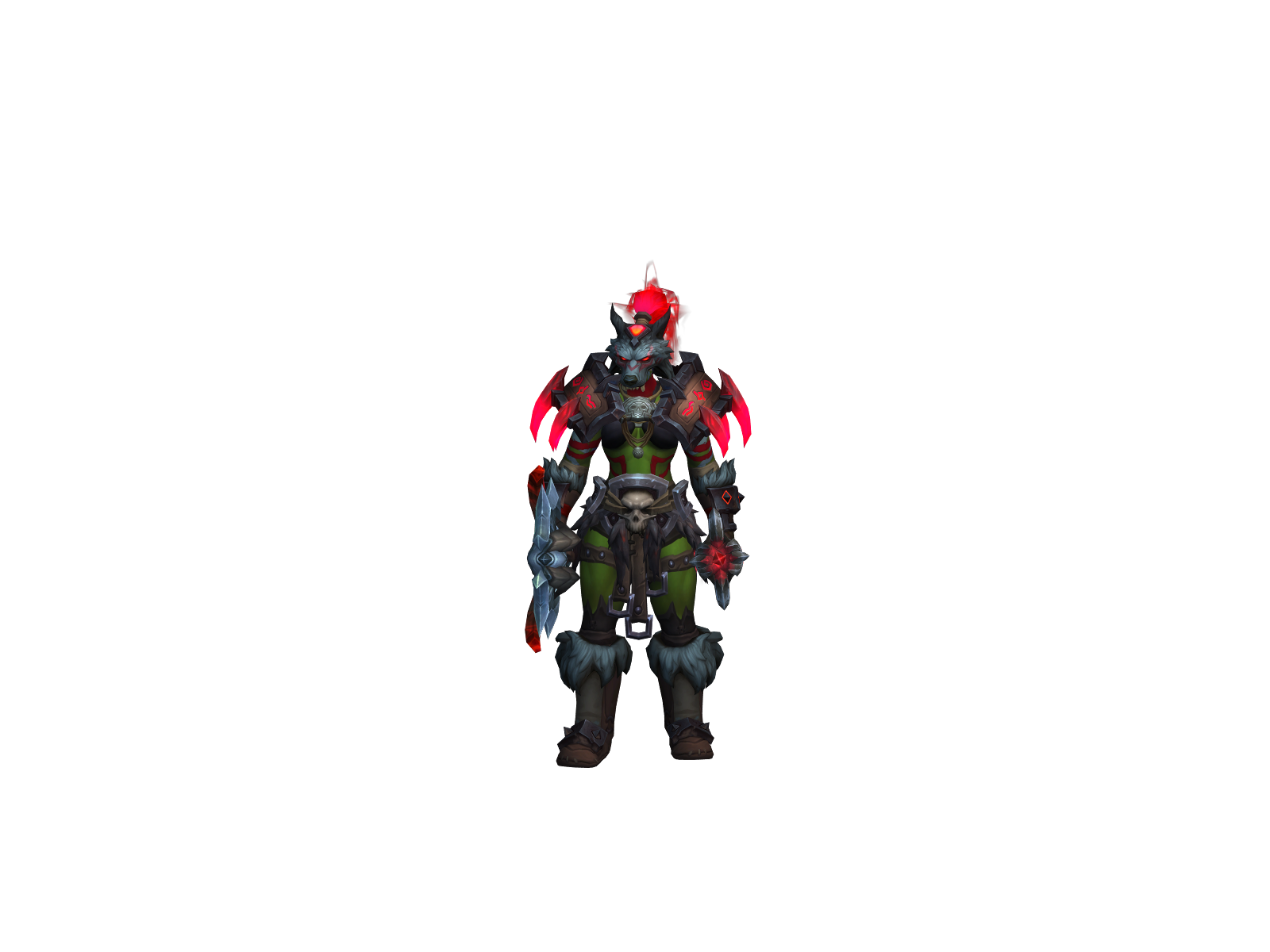 Blondfurry 3D character render