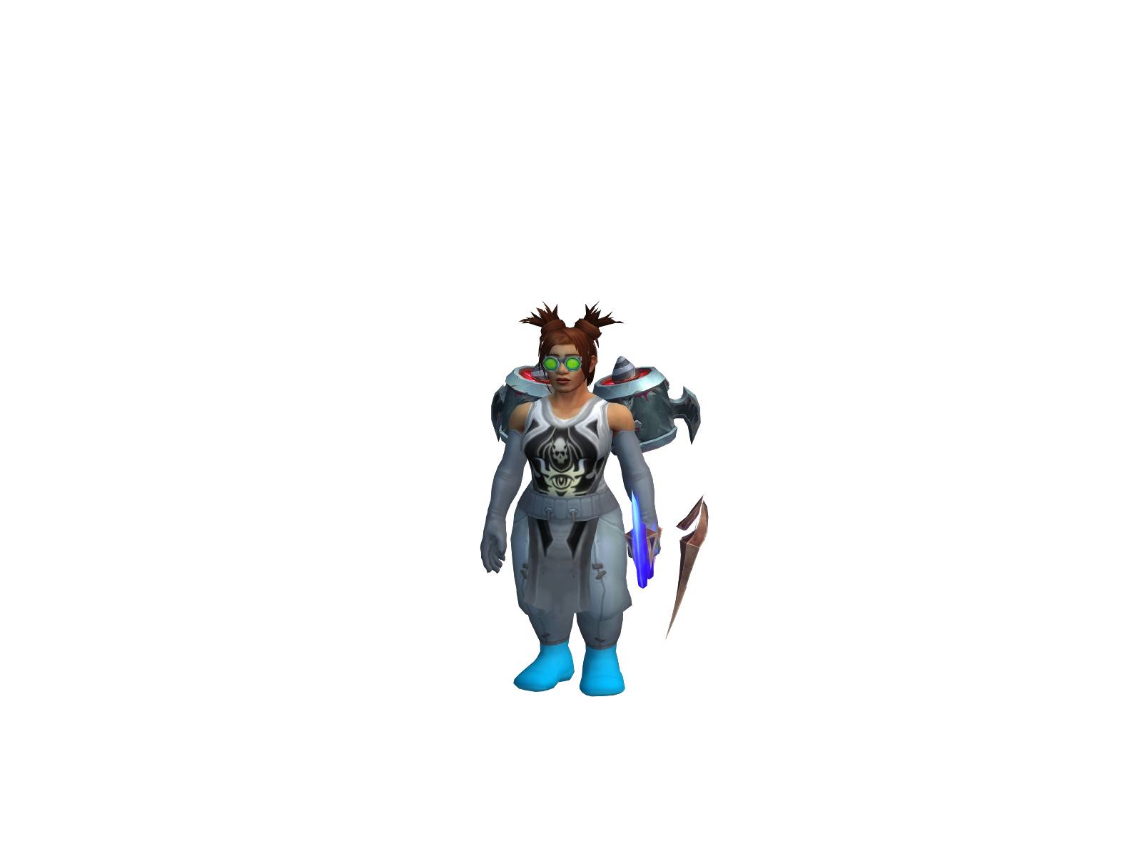 Bobbyguns 3D character render